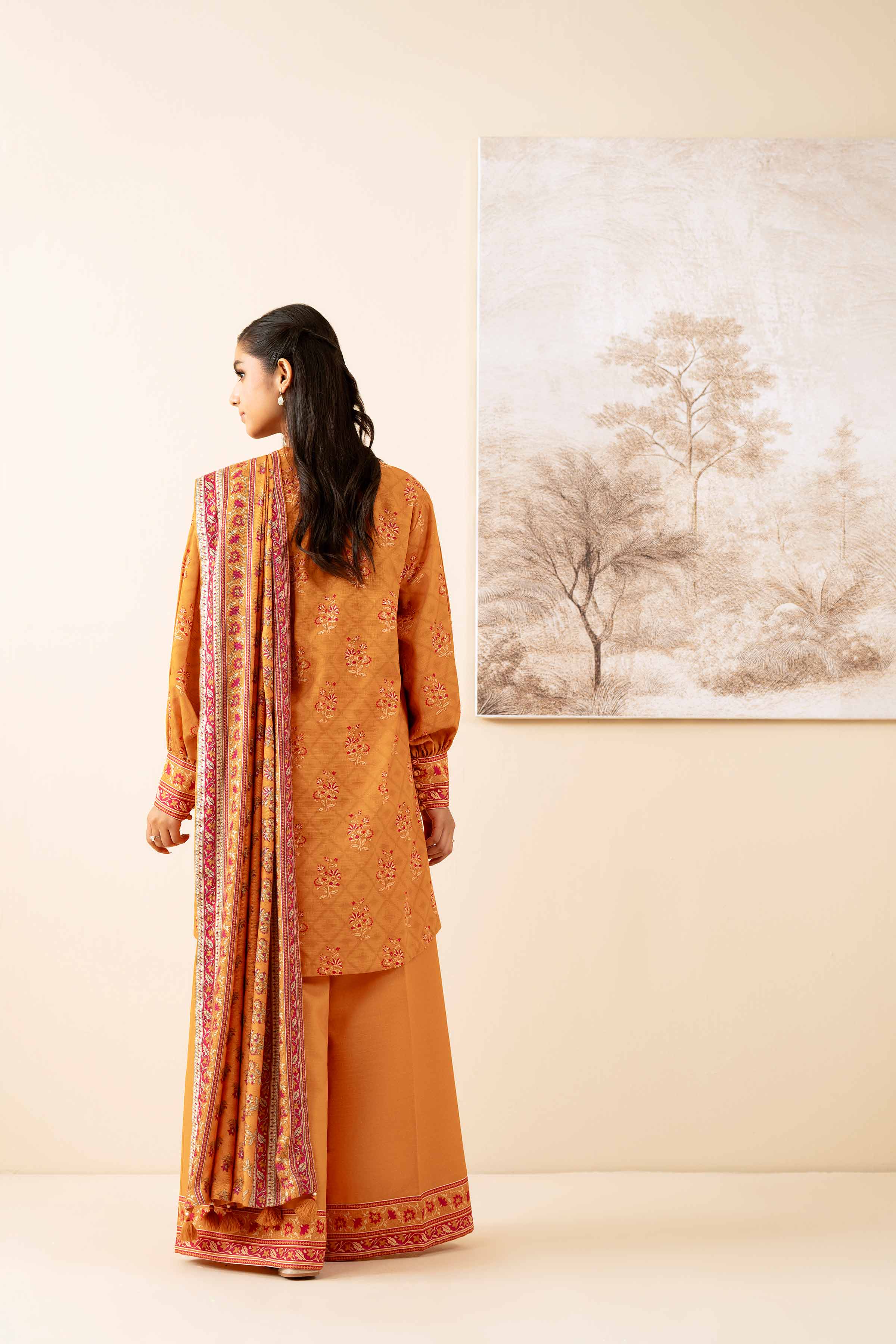 3 Piece - Printed Suit - 42502883 for Women - Unstitched Collection | Nishat | Shop Online