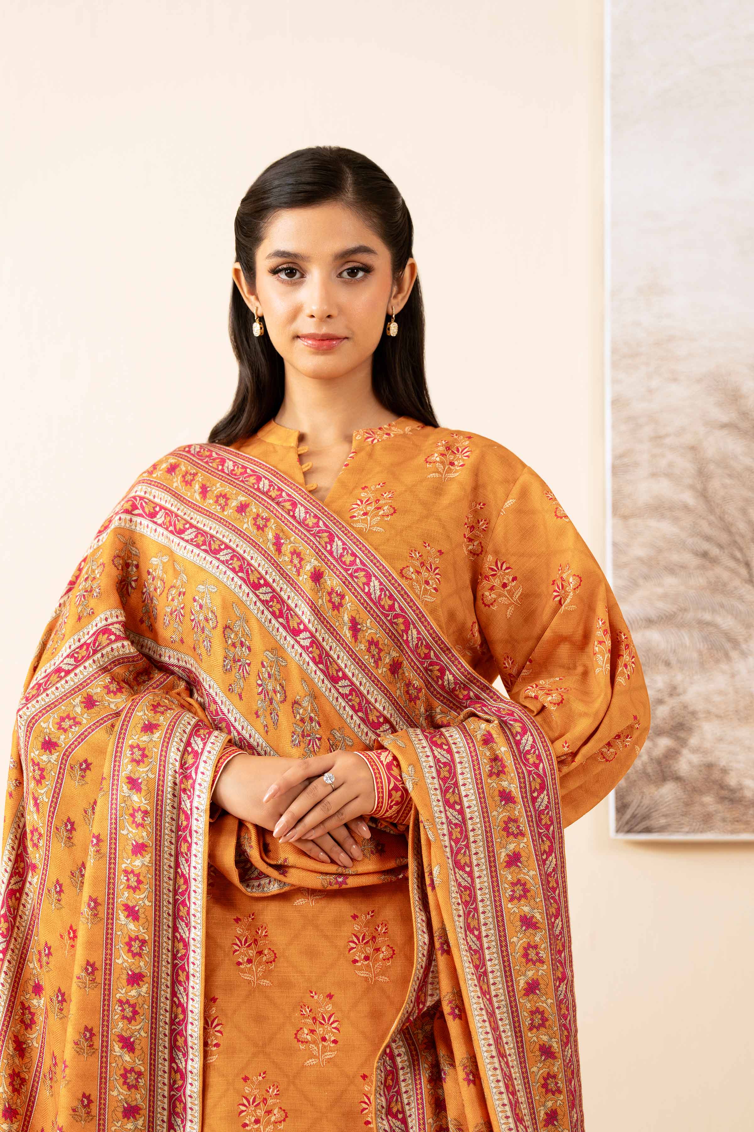 3 Piece - Printed Suit - 42502883 for Women - Unstitched Collection | Nishat | Shop Online