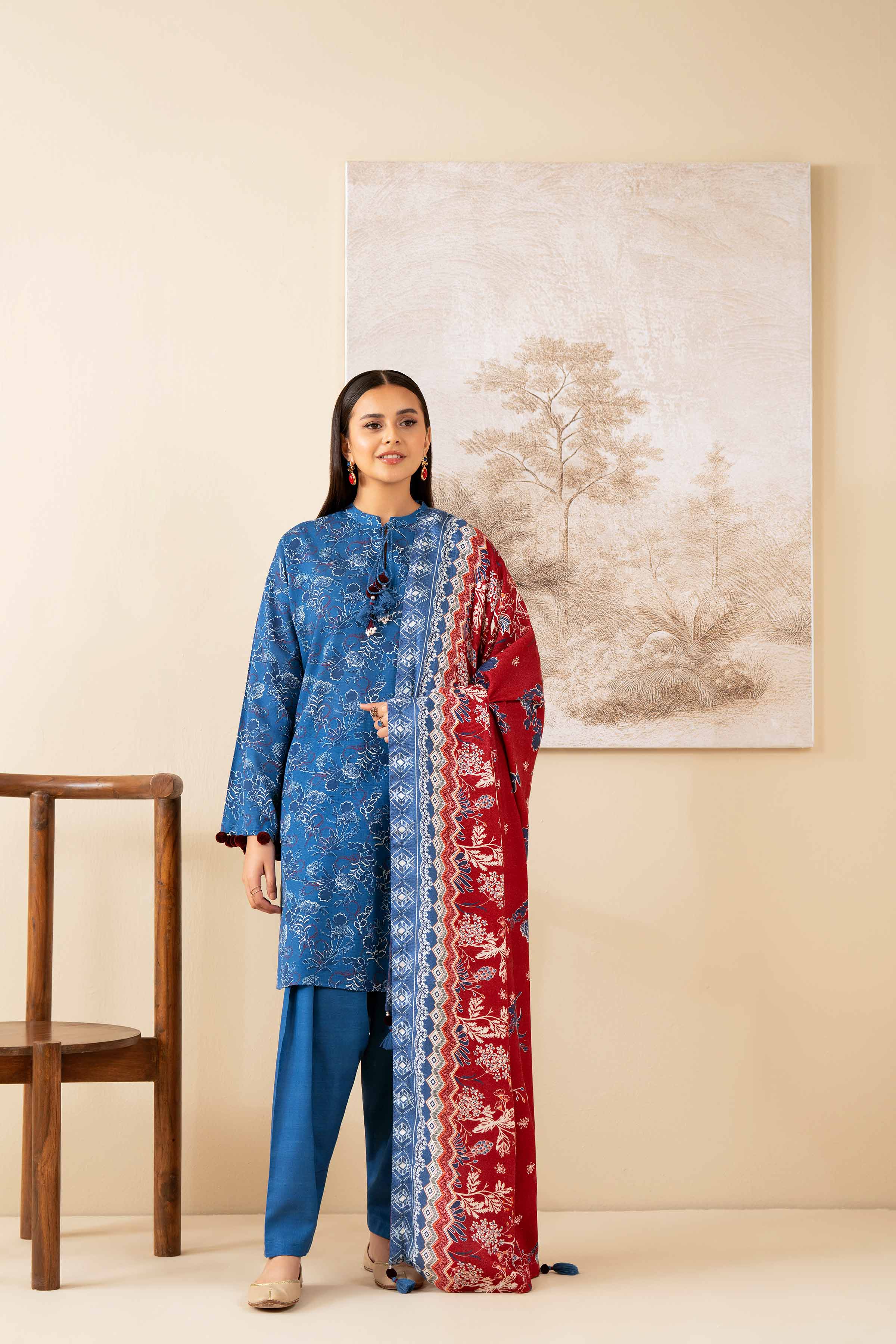 3 Piece - Printed Suit - 42502884 for Women - Unstitched Collection | Nishat | Shop Online