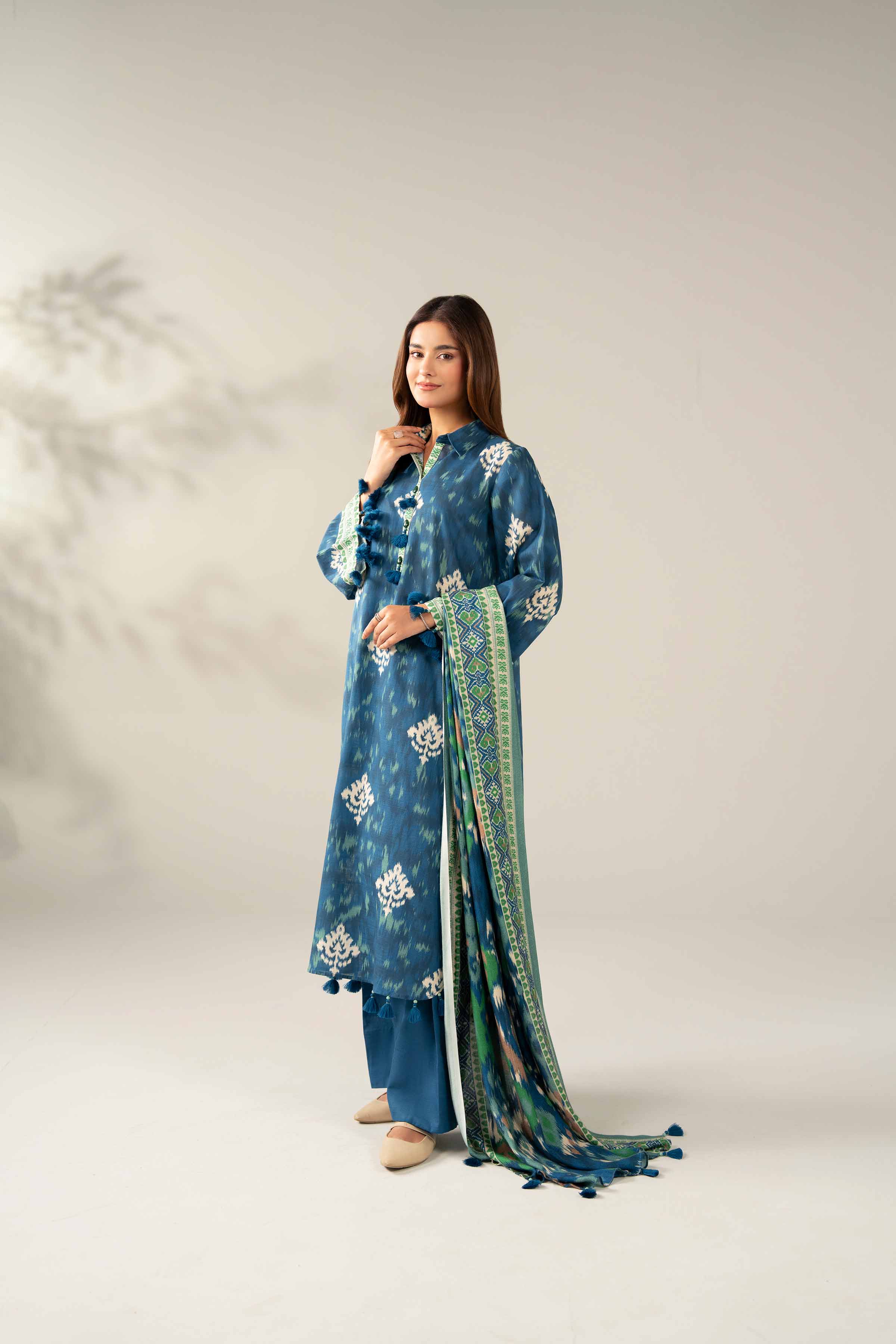 3 Piece - Printed Suit - 42502885 for Women - Unstitched Collection | Nishat | Shop Online