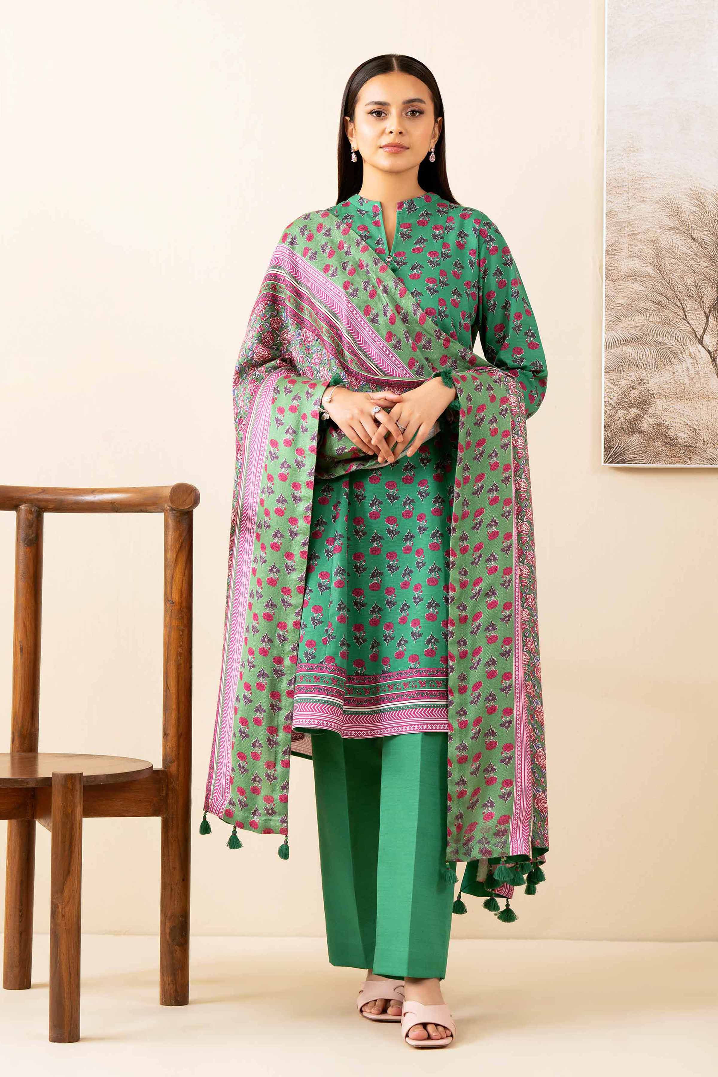 3 Piece - Printed Suit - 42502887 for Women - Unstitched Collection | Nishat | Shop Online