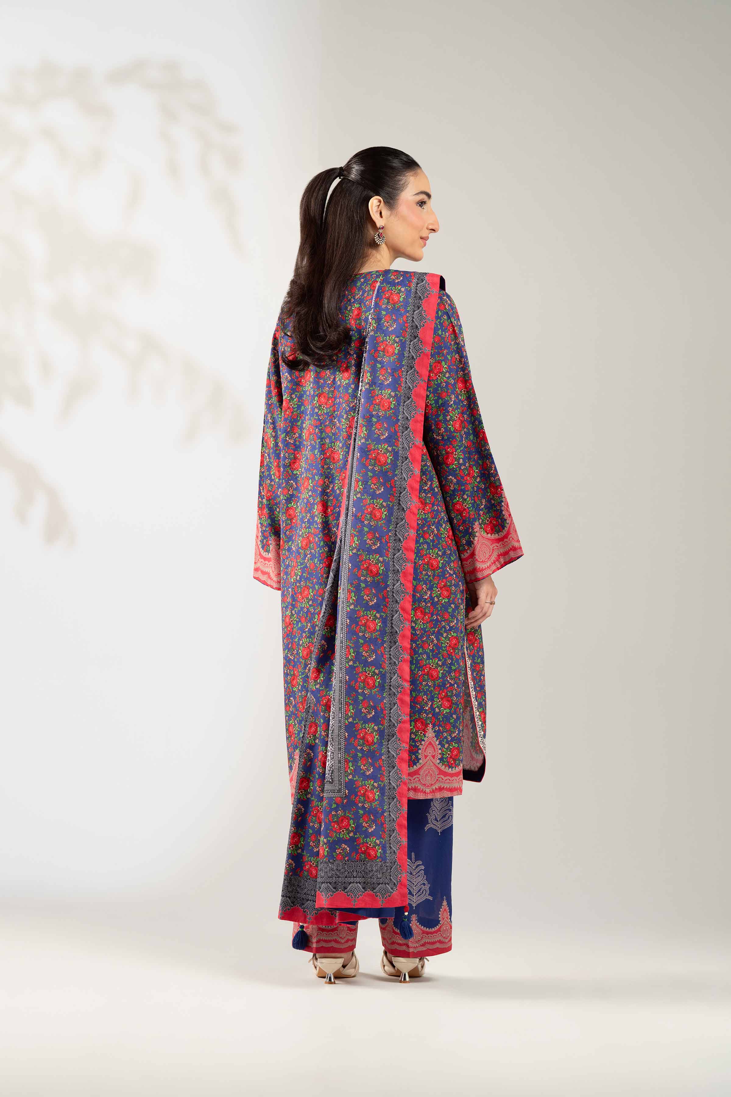 3 Piece - Digital Printed Embroidered Suit - 42502890 for Women - Unstitched Collection | Nishat | Shop Online