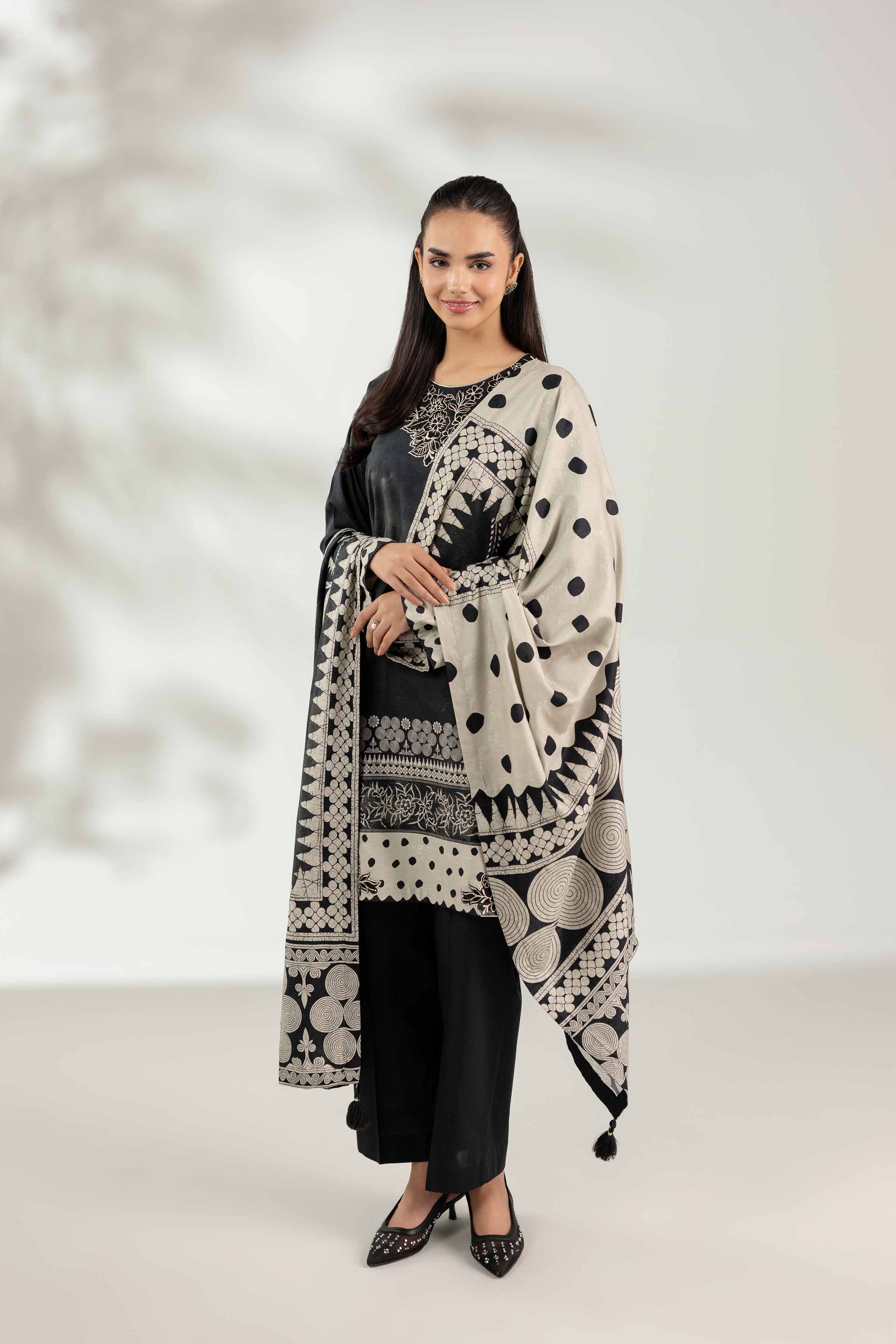 3 Piece - Digital Printed Embroidered Suit - 42502891 for Women - Unstitched Collection | Nishat | Shop Online