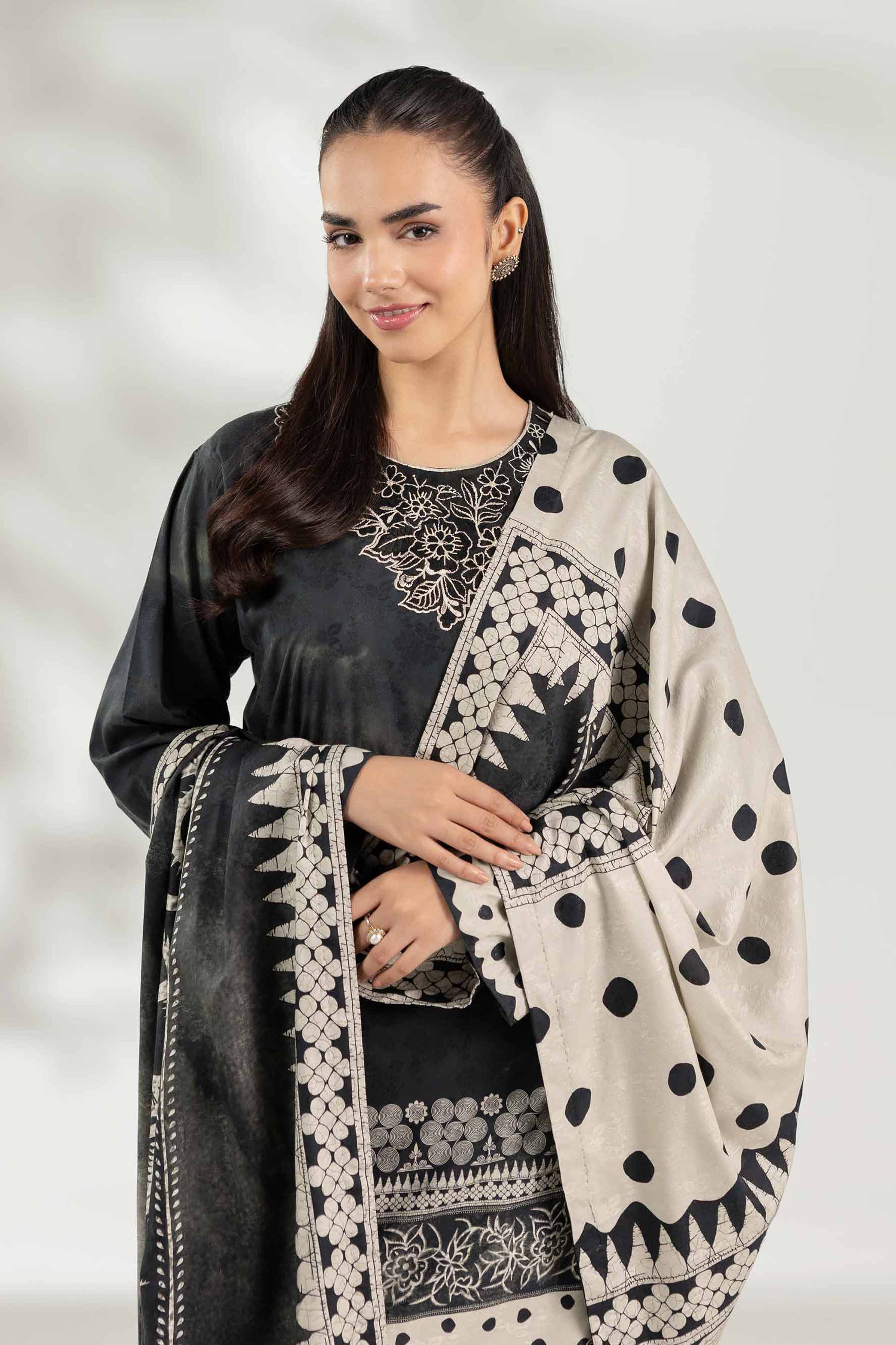 3 Piece - Digital Printed Embroidered Suit - 42502891 for Women - Unstitched Collection | Nishat | Shop Online