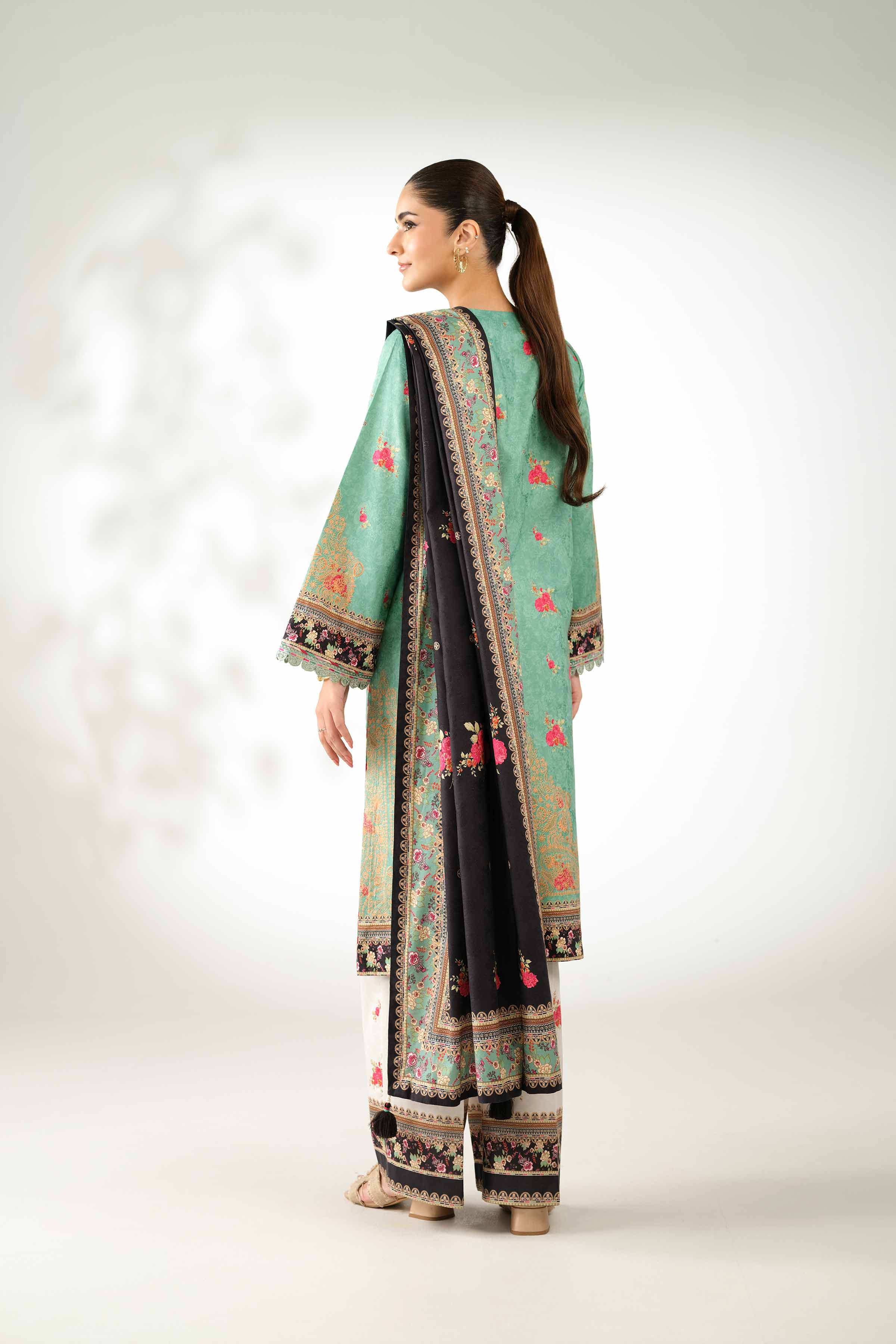 3 Piece - Digital Printed Embroidered Suit - 42502892 for Women - Unstitched Collection | Nishat | Shop Online