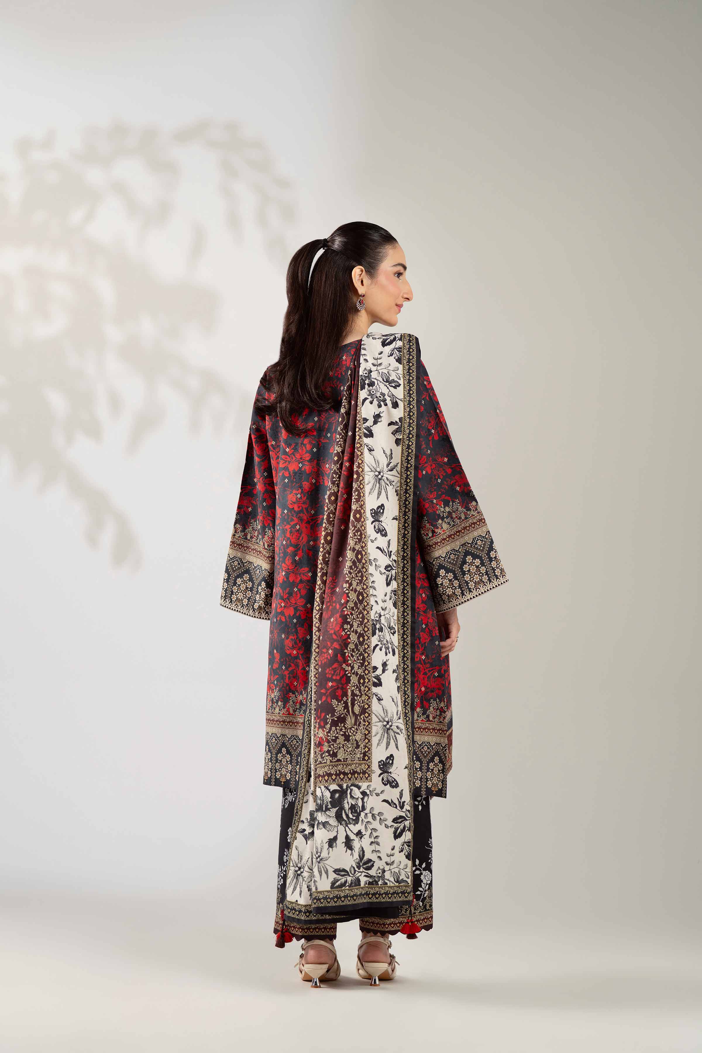 3 Piece - Digital Printed Embroidered Suit - 42502893 for Women - Unstitched Collection | Nishat | Shop Online