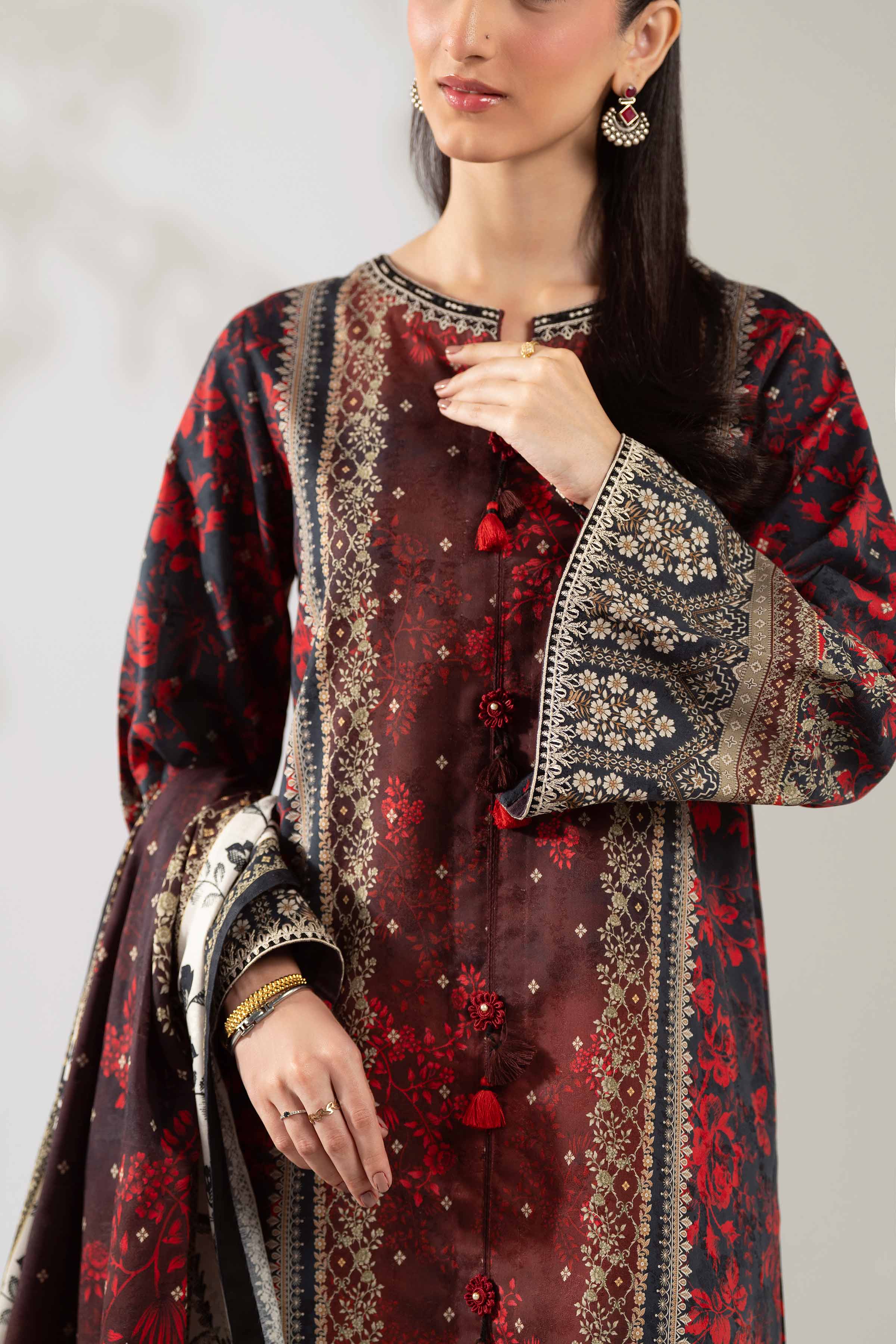 3 Piece - Digital Printed Embroidered Suit - 42502893 for Women - Unstitched Collection | Nishat | Shop Online