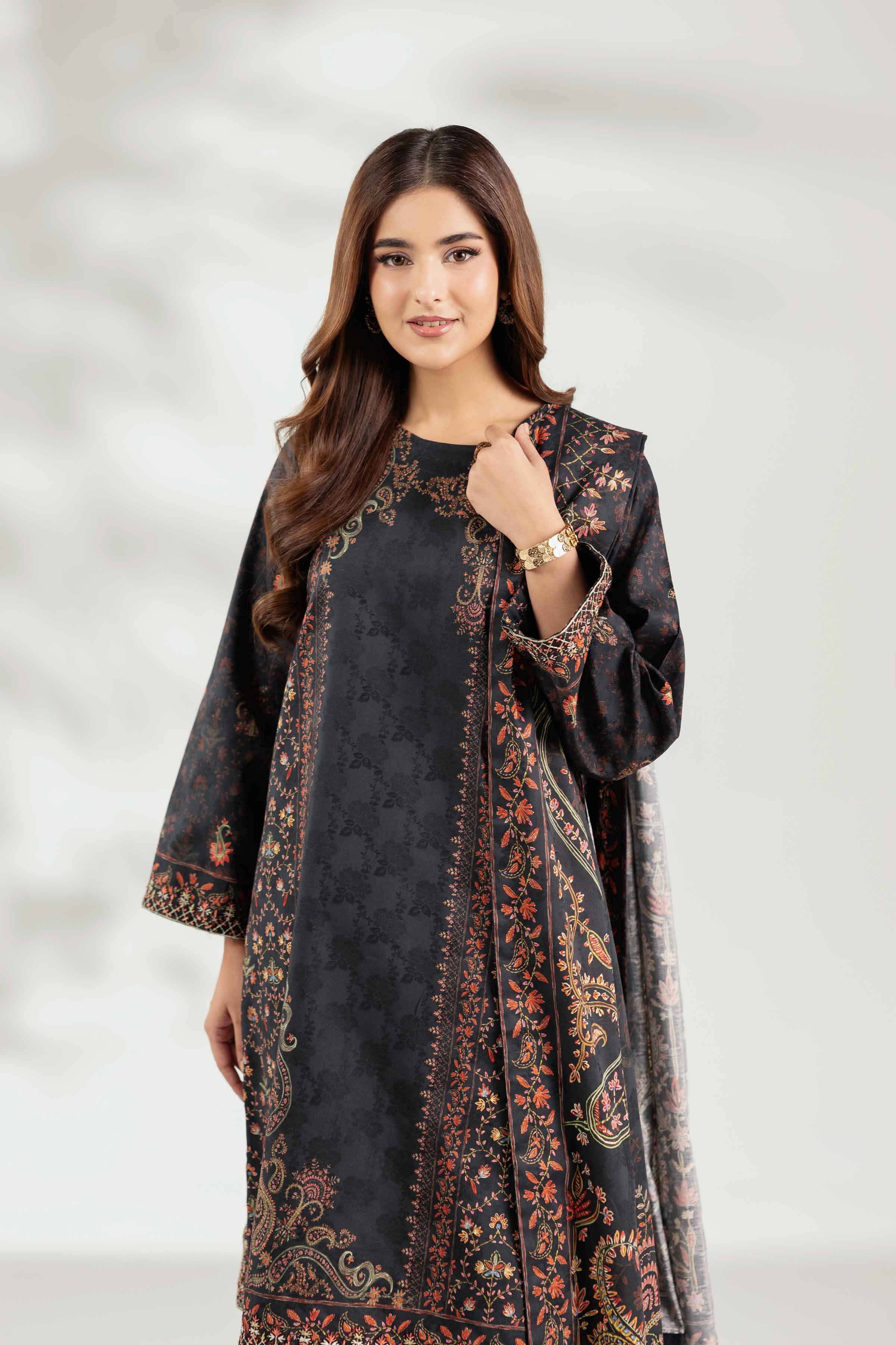 3 Piece - Digital Printed Embroidered Suit - 42502896 for Women - Unstitched Collection | Nishat | Shop Online