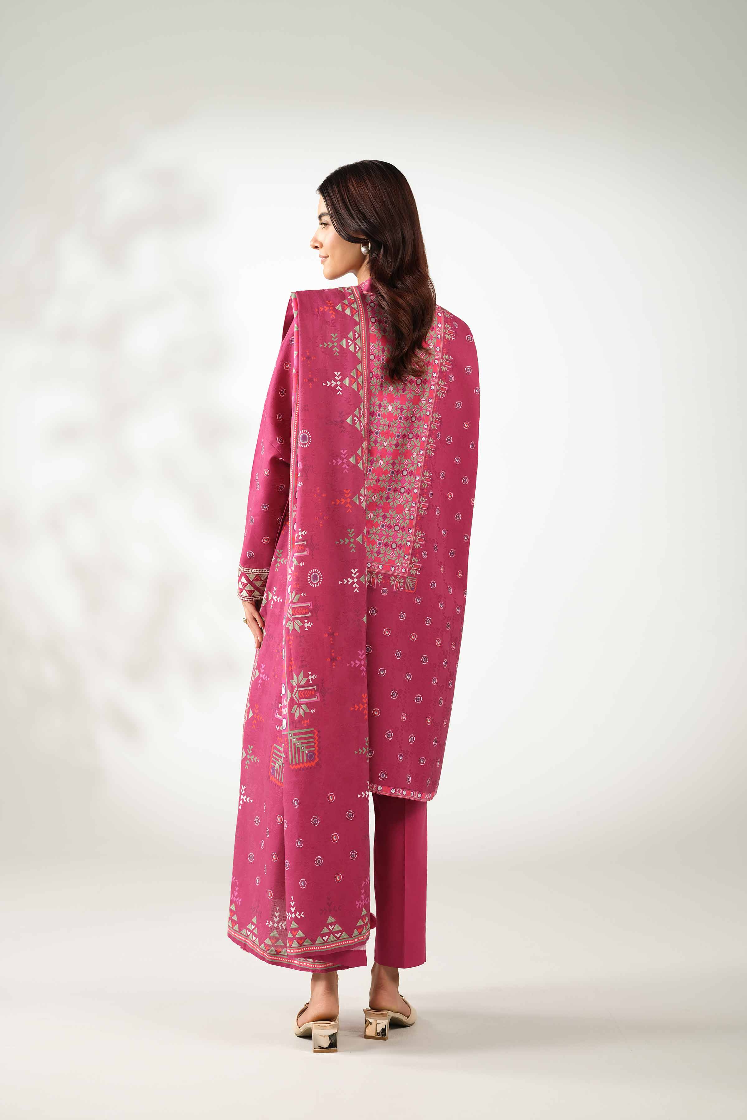3 Piece - Digital Printed Embroidered Suit - 42502897 for Women - Unstitched Collection | Nishat | Shop Online