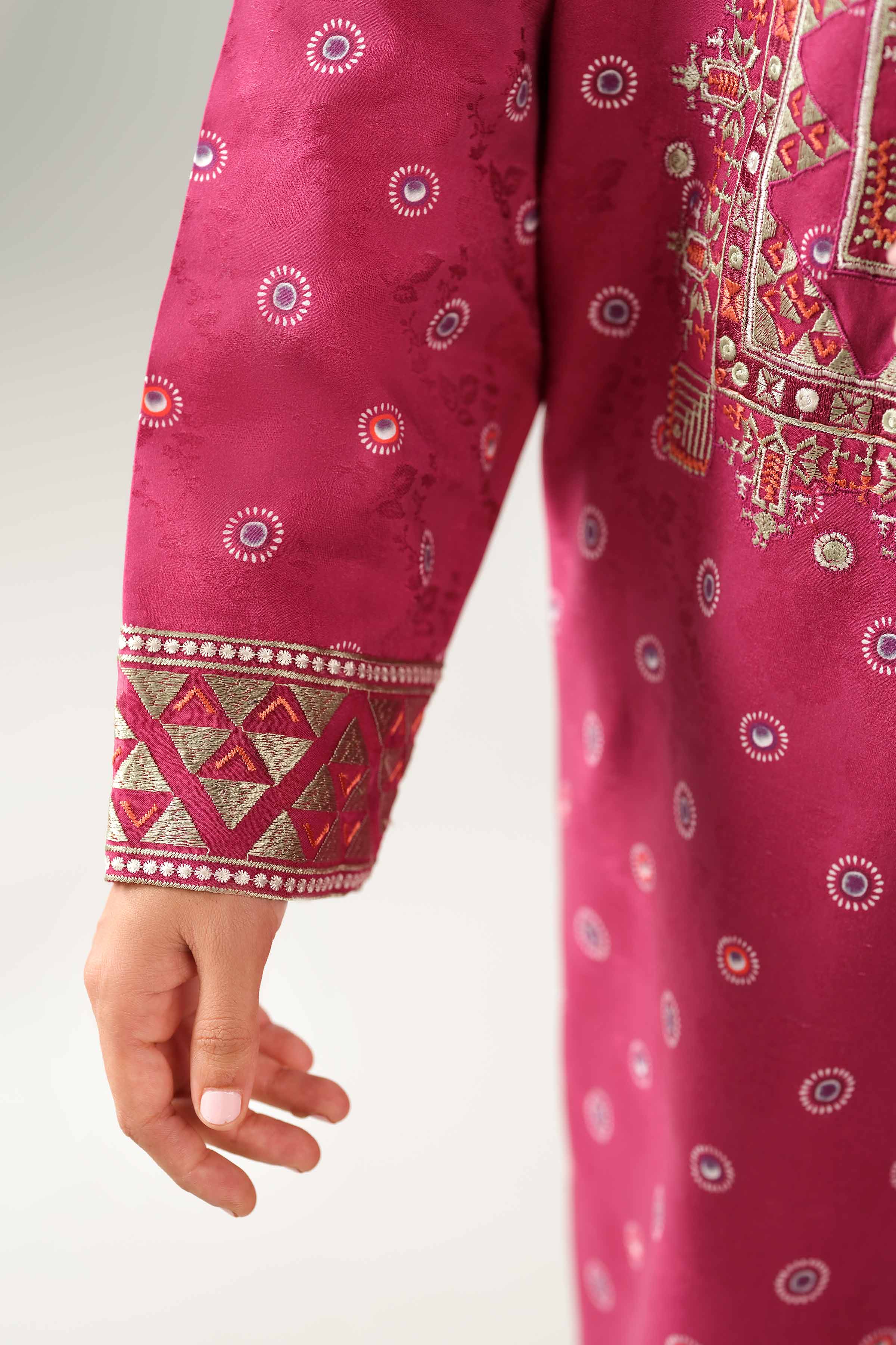 3 Piece - Digital Printed Embroidered Suit - 42502897 for Women - Unstitched Collection | Nishat | Shop Online
