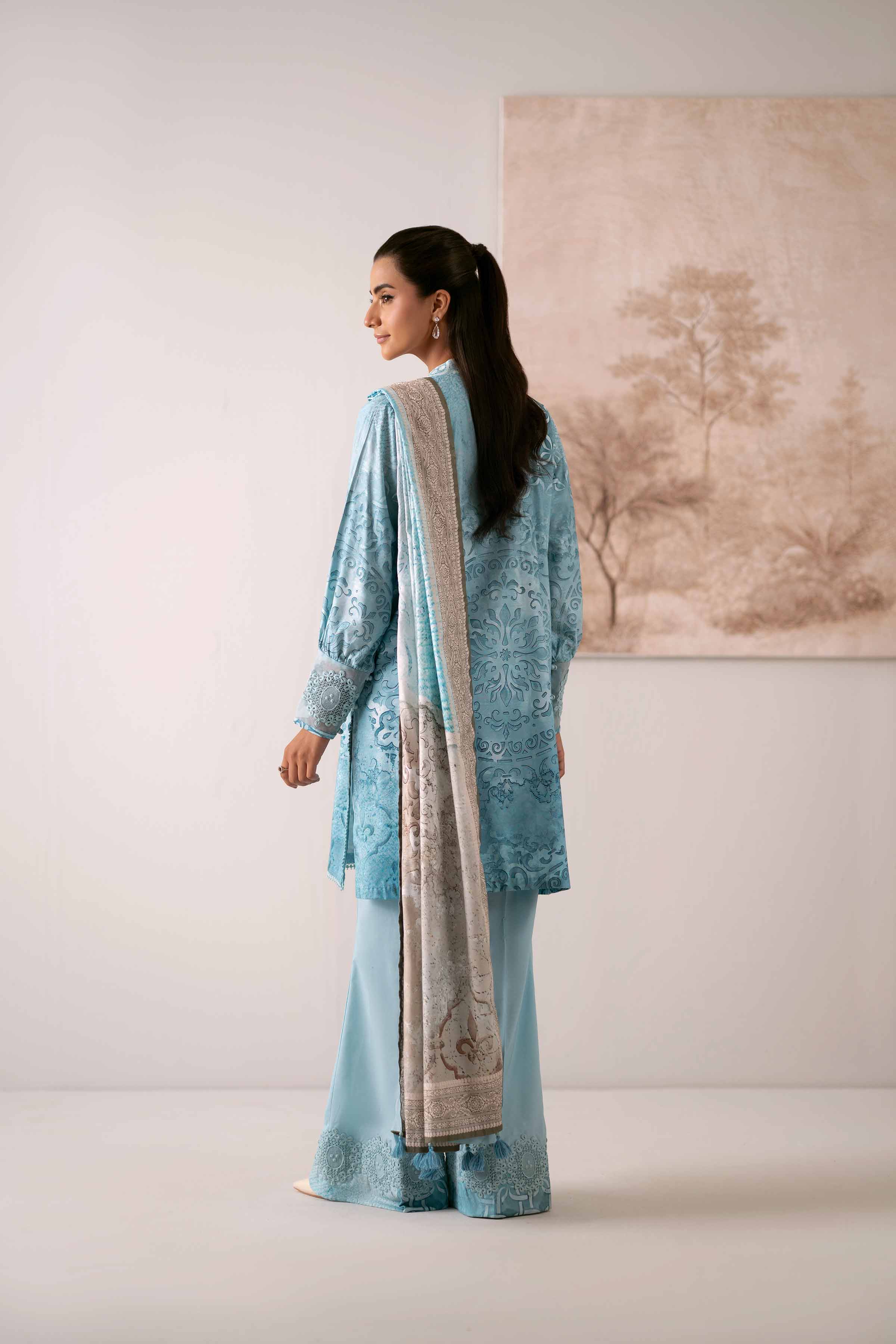 3 Piece - Digital Printed Suit - 42502900 for Women - Unstitched Collection | Nishat | Shop Online