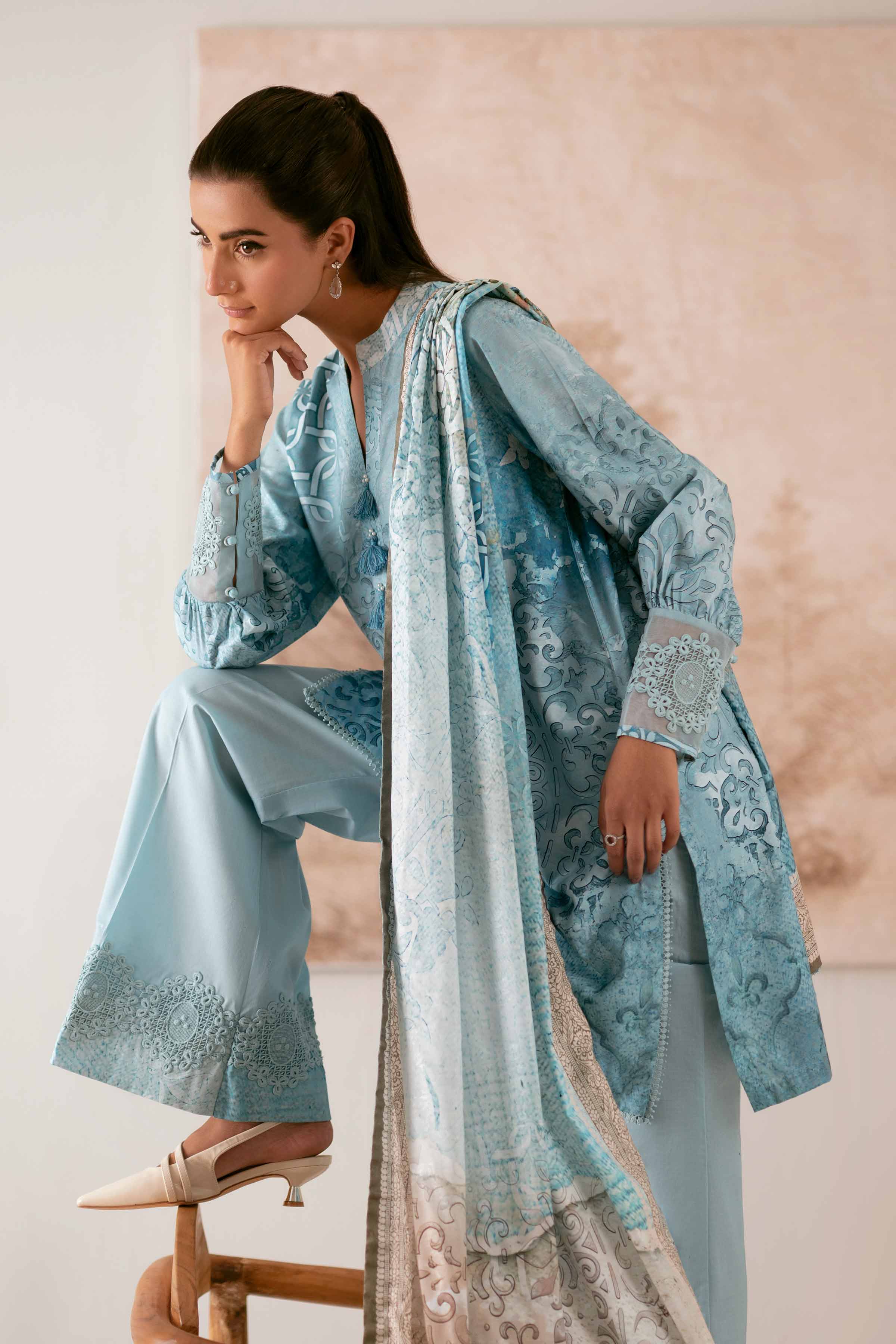 3 Piece - Digital Printed Suit - 42502900 for Women - Unstitched Collection | Nishat | Shop Online