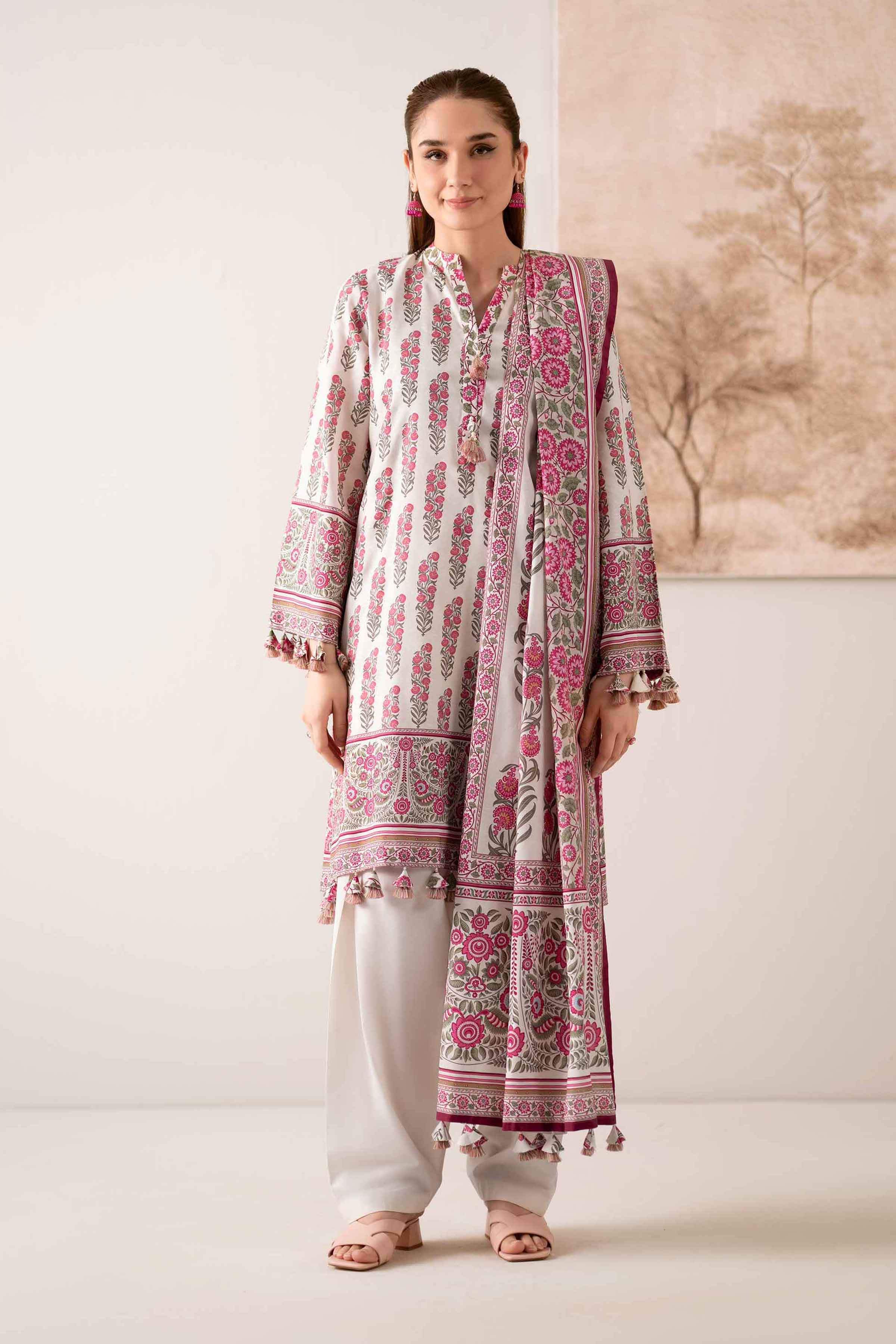 3 Piece - Digital Printed Suit - 42502901 for Women - Unstitched Collection | Nishat | Shop Online