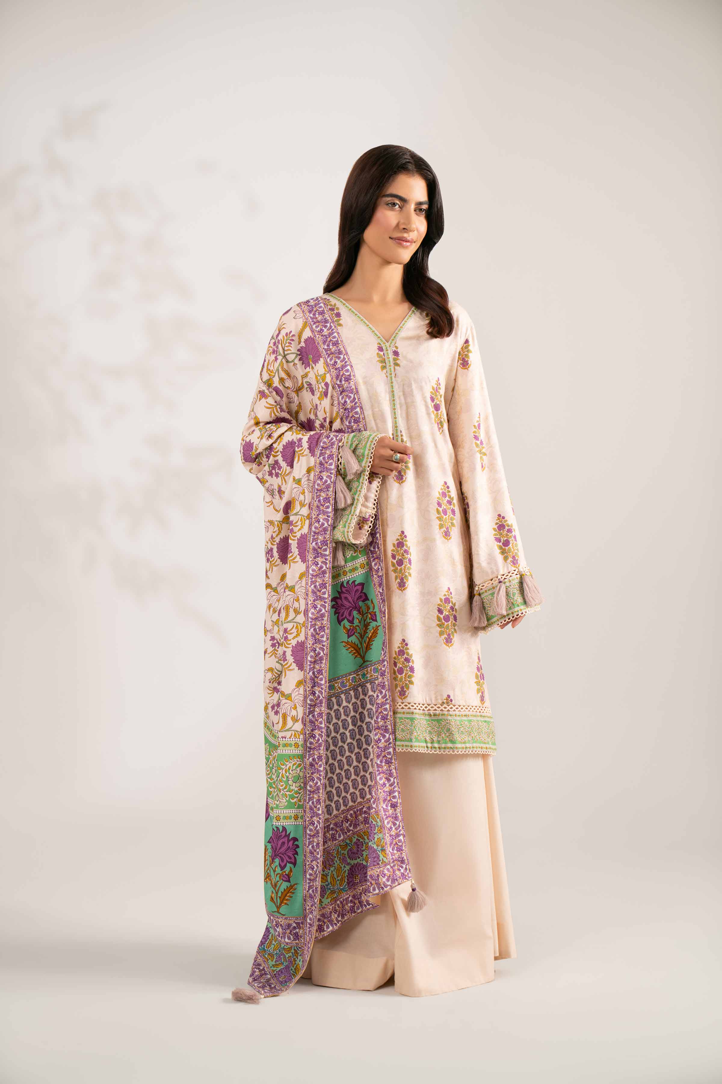 3 Piece - Digital Printed Suit - 42502904 for Women - Unstitched Collection | Nishat | Shop Online