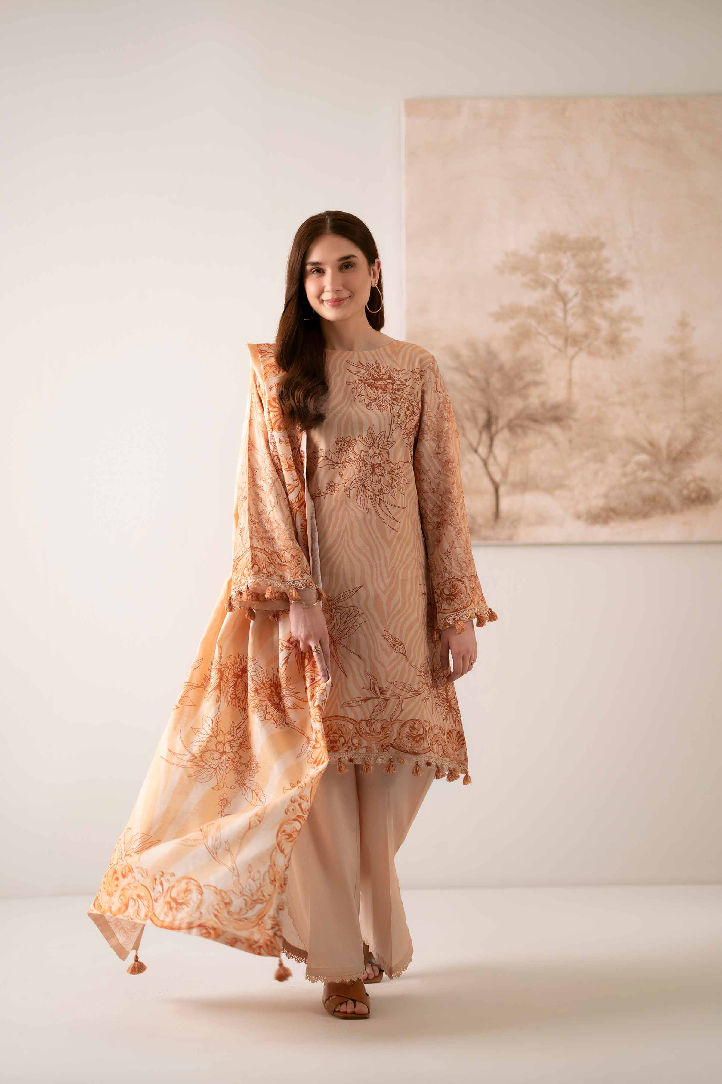 3 Piece - Digital Printed Suit - 42502905 for Women - Unstitched Collection | Nishat | Shop Online
