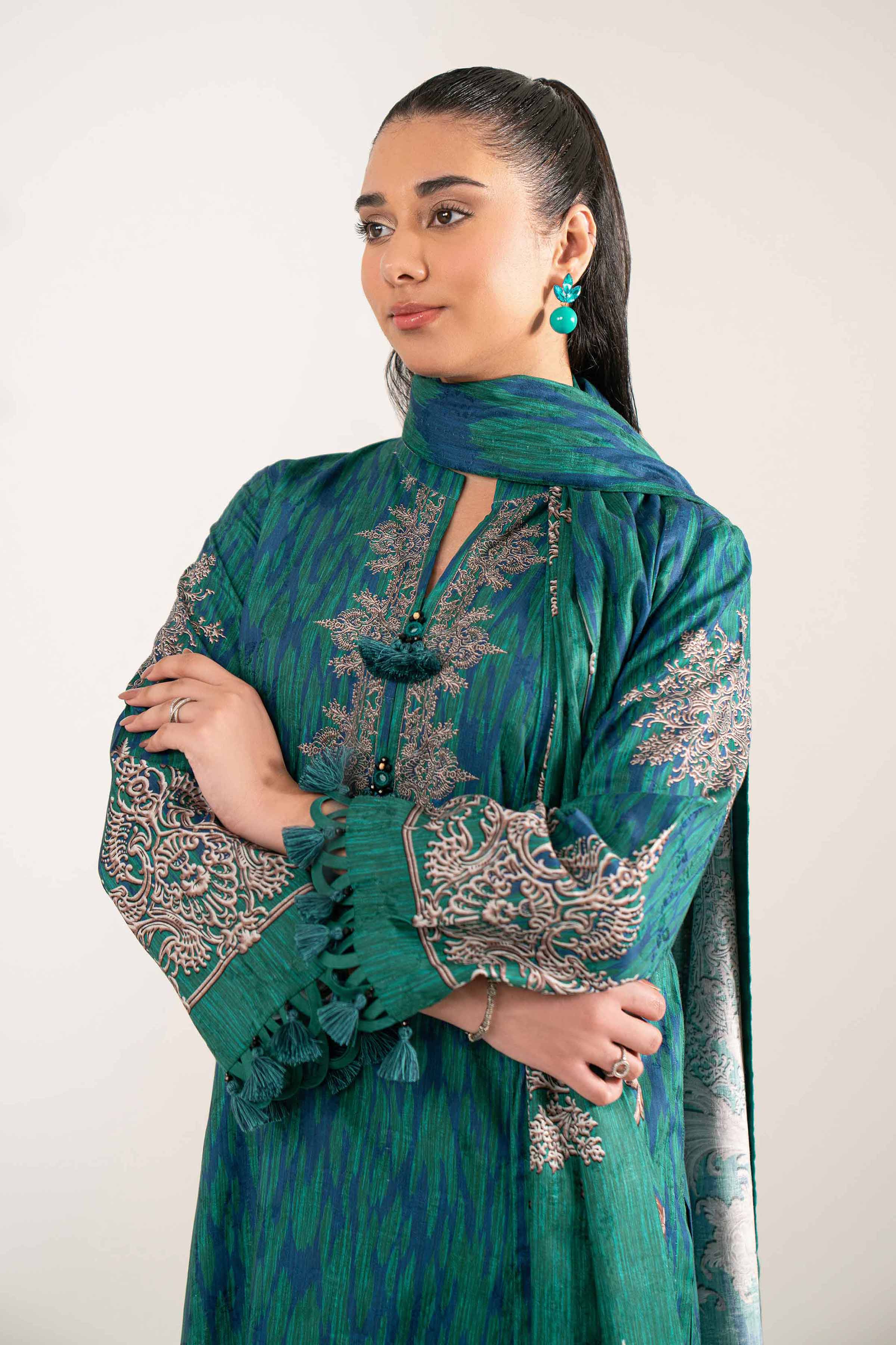 3 Piece - Digital Printed Suit - 42502907 for Women - Unstitched Collection | Nishat | Shop Online