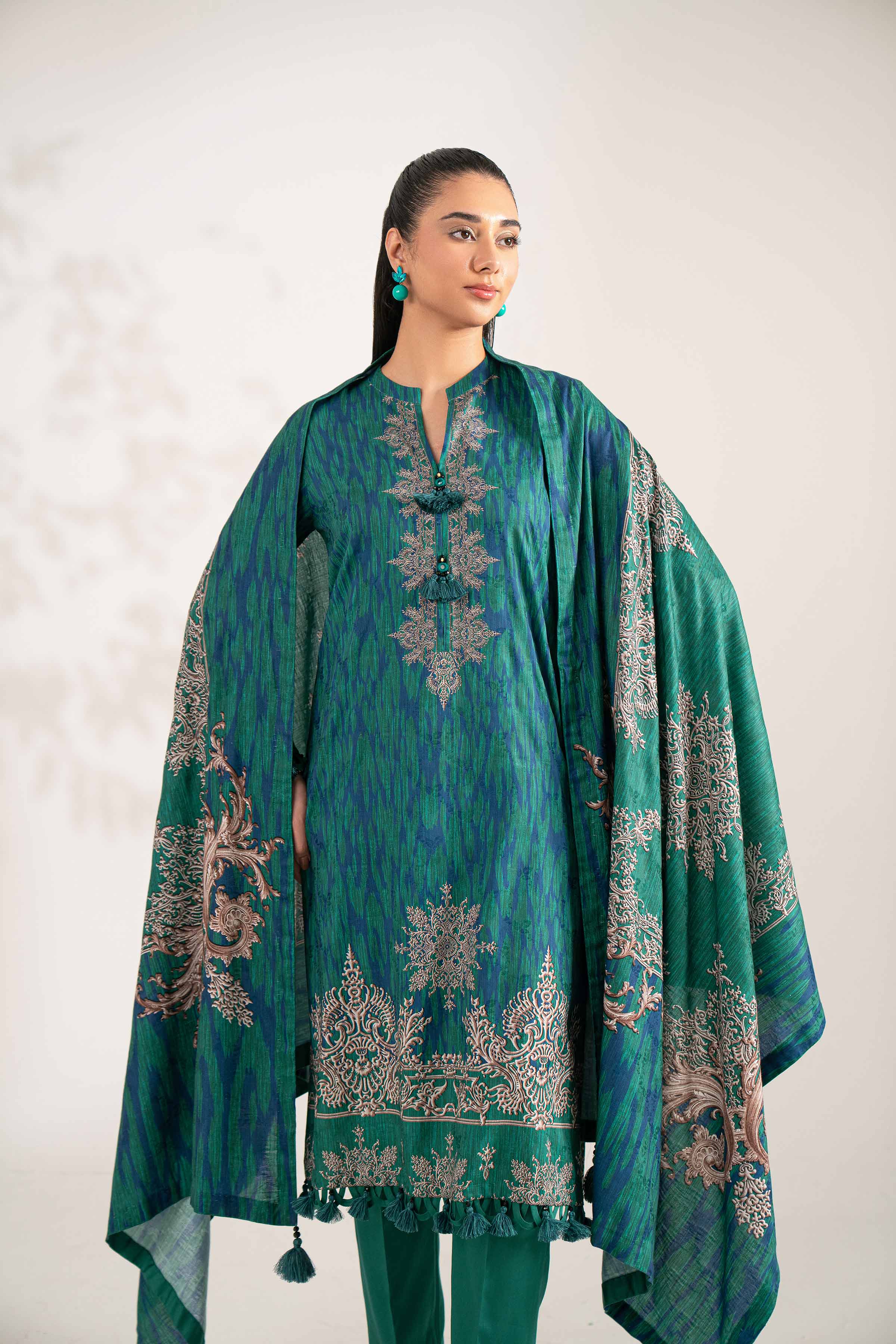 3 Piece - Digital Printed Suit - 42502907 for Women - Unstitched Collection | Nishat | Shop Online