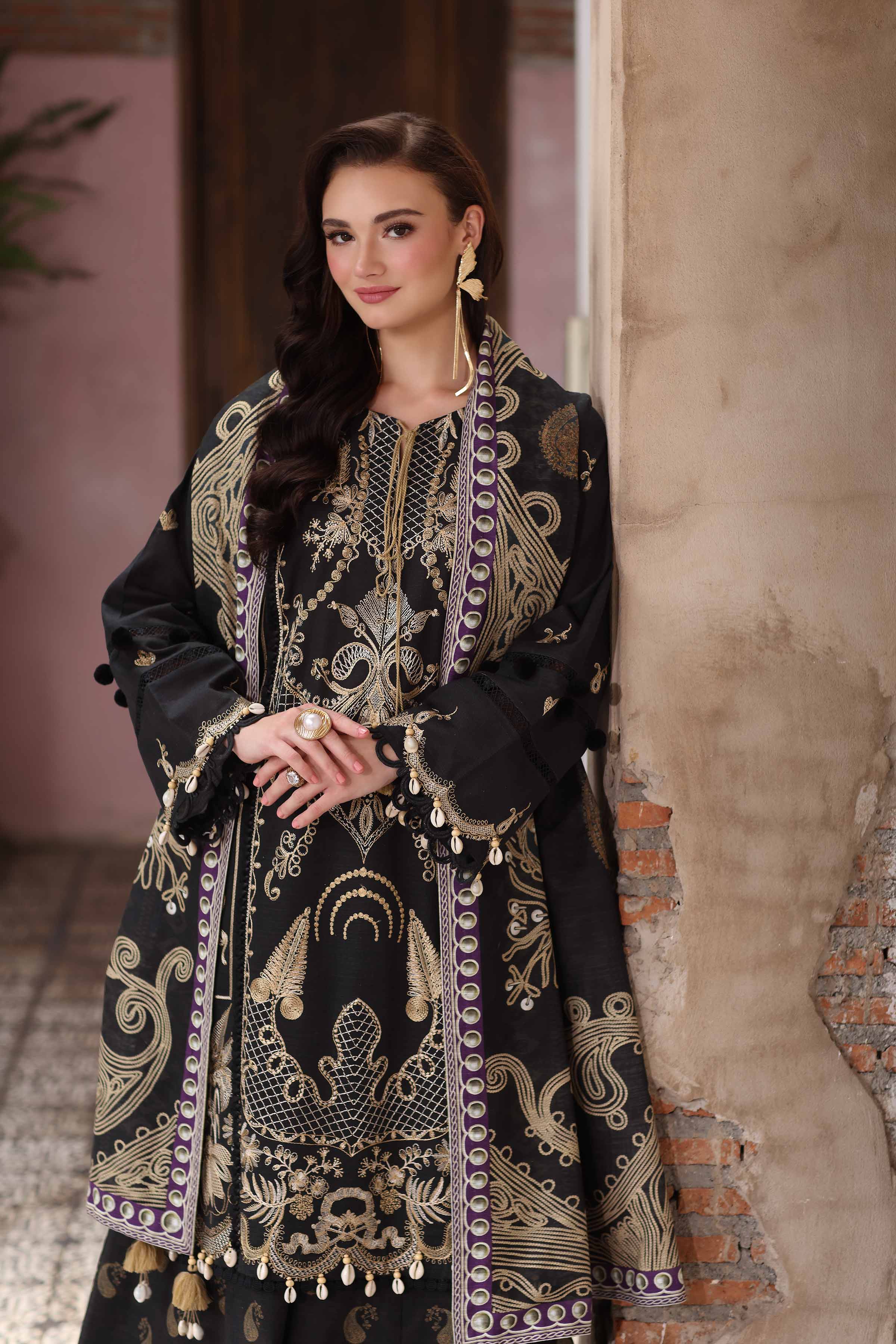 3 Piece - Digital Printed Embroidered Suit - 42502909 for Women - Unstitched Collection | Nishat | Shop Online