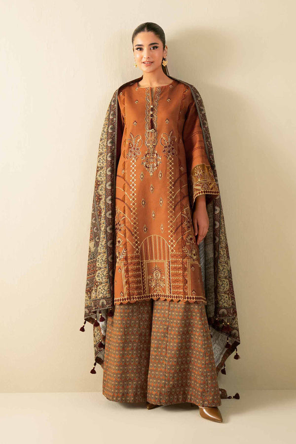 3 Piece - Digital Printed Embroidered Suit - 42502912 for Women - Unstitched Collection | Nishat | Shop Online
