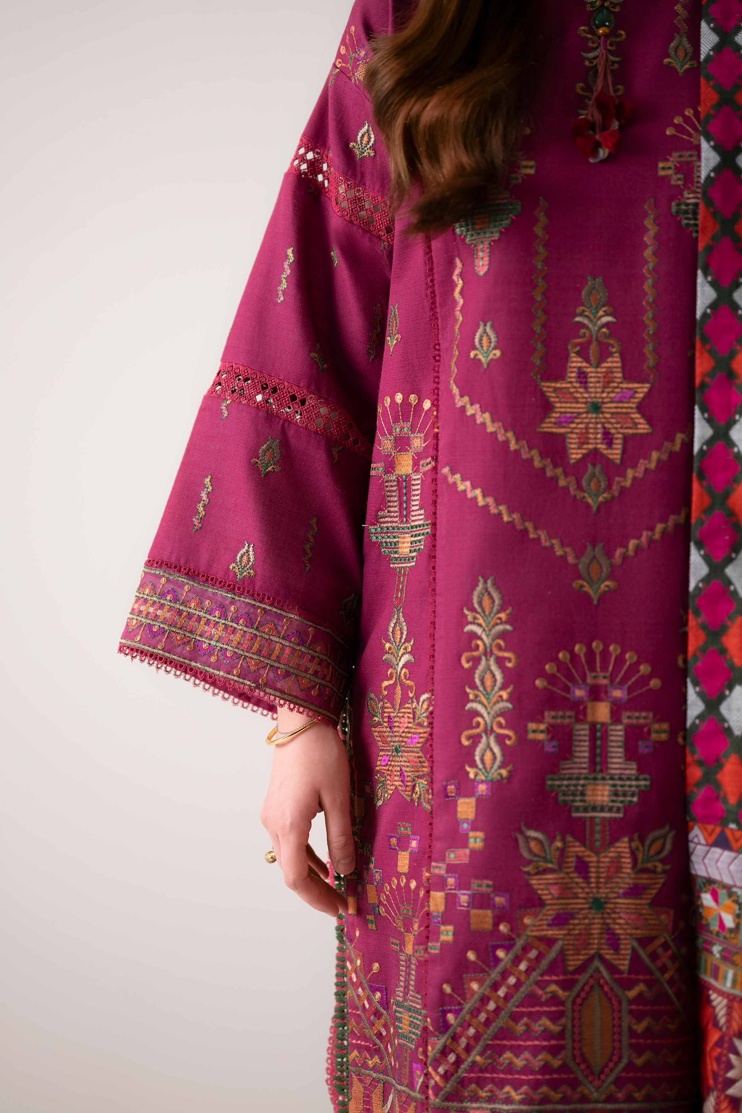 3 Piece - Digital Printed Embroidered Suit - 42502913 for Women - Unstitched Collection | Nishat | Shop Online