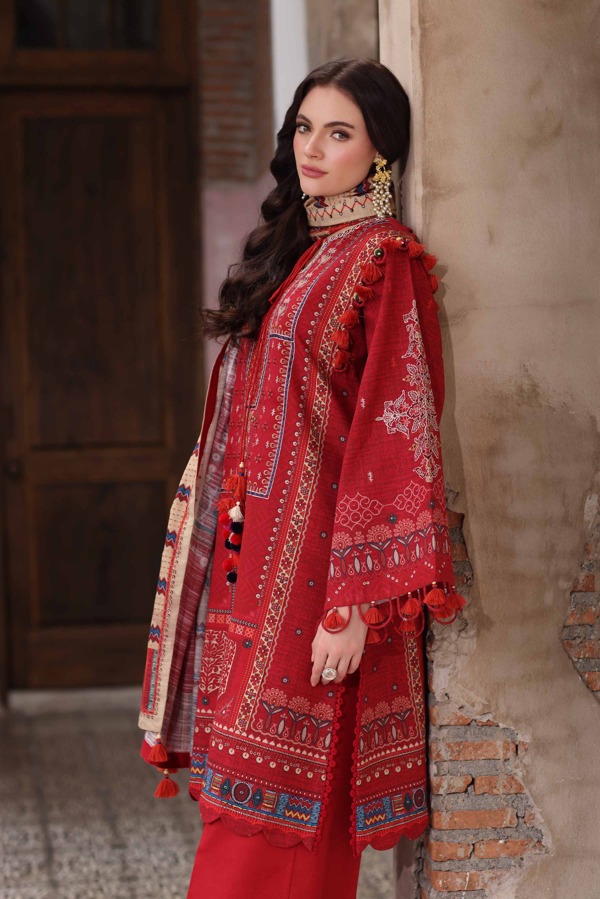 3 Piece - Digital Printed Embroidered Suit - 42502915 for Women - Unstitched Collection | Nishat | Shop Online