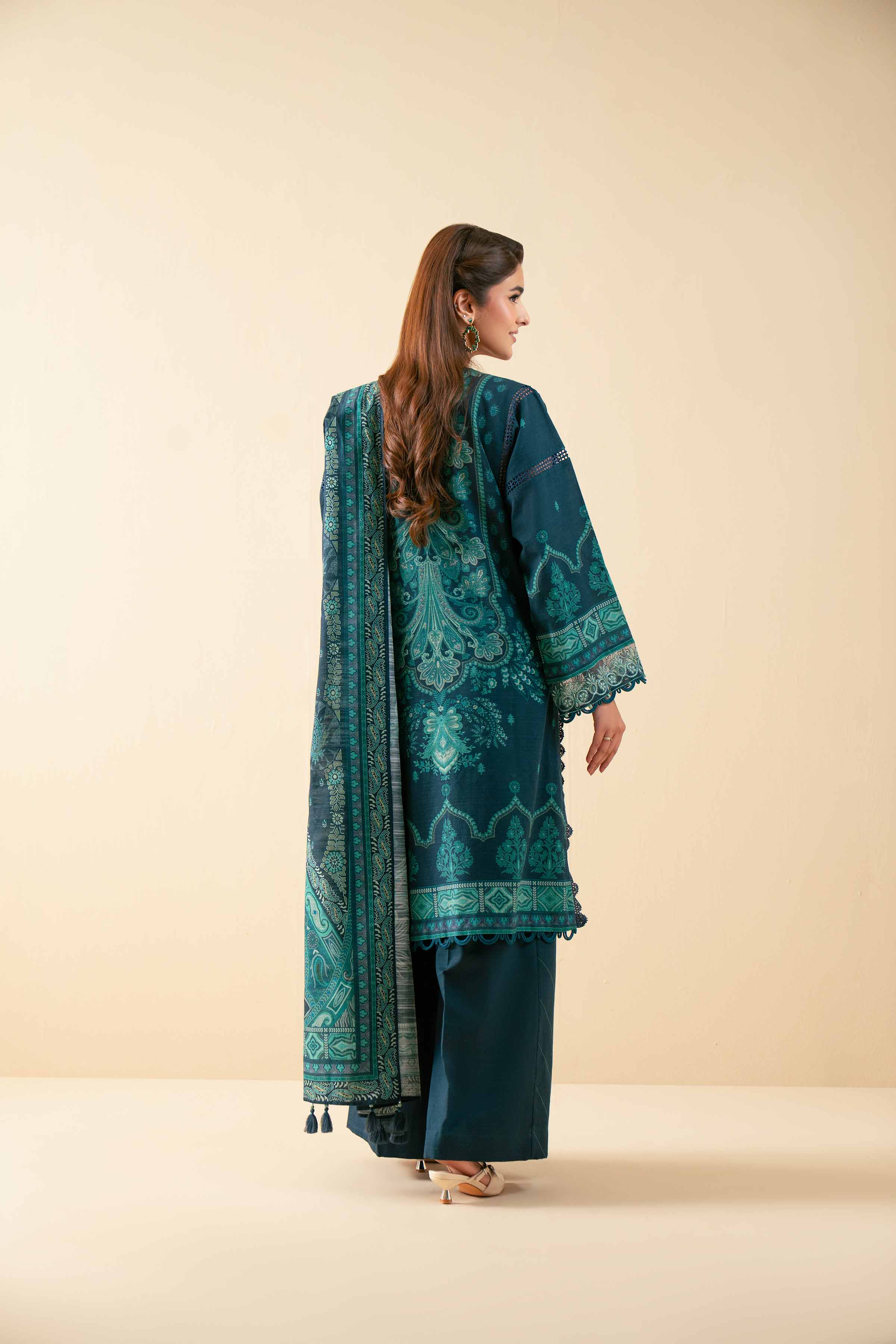 3 Piece - Digital Printed Embroidered Suit - 42502922 for Women - Unstitched Collection | Nishat | Shop Online