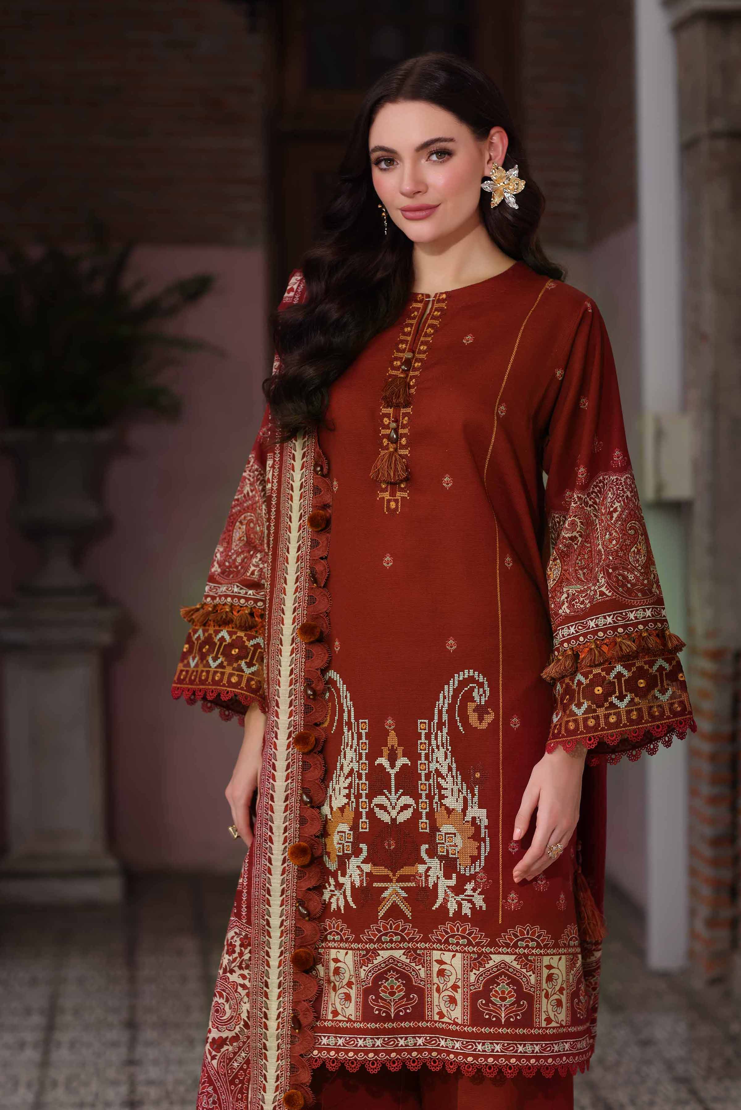3 Piece - Digital Printed Embroidered Suit - 42502923 for Women - Unstitched Collection | Nishat | Shop Online