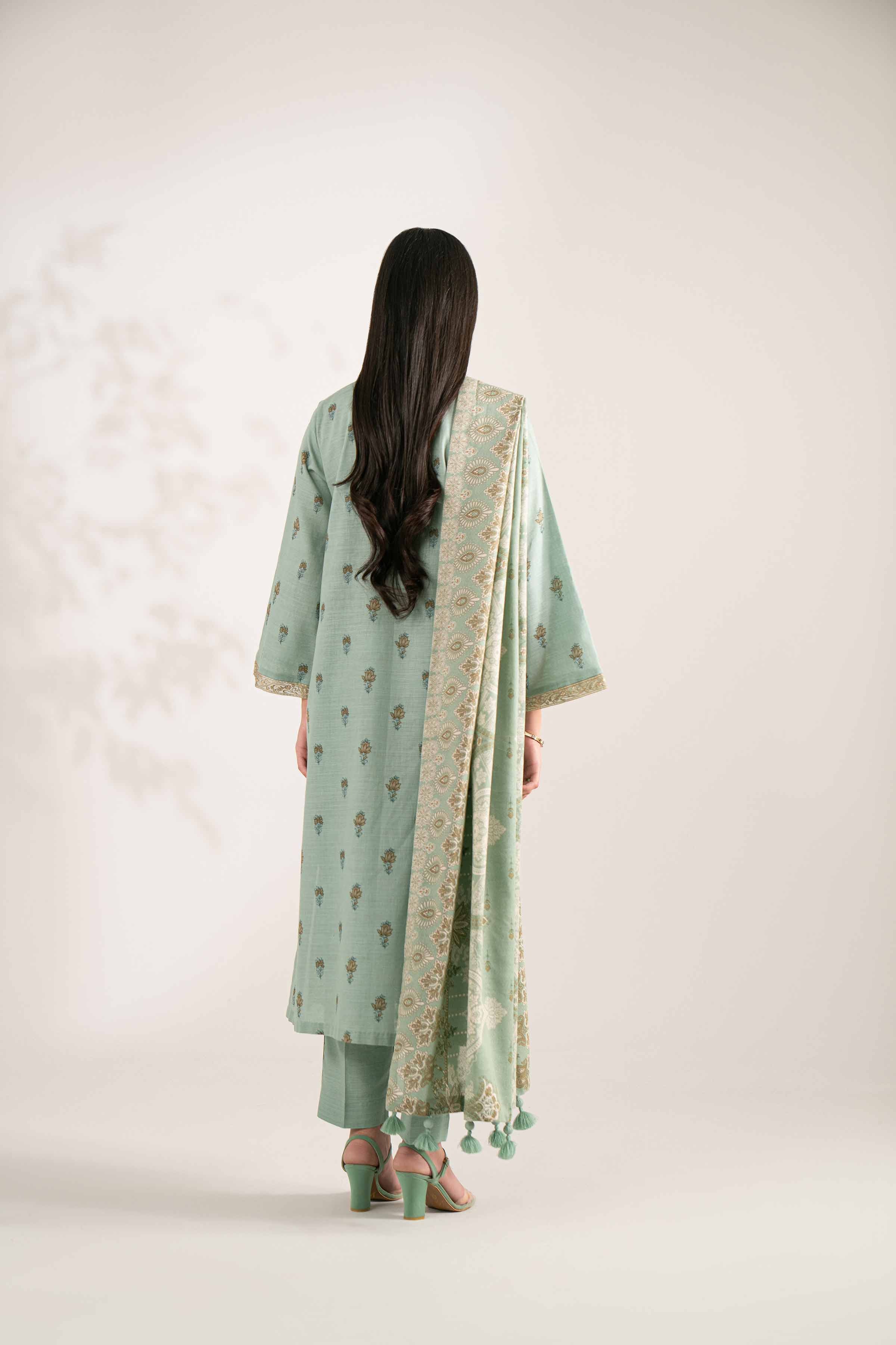 3 Piece - Printed Embroidered Suit - 42502939 for Women - Unstitched Collection | Nishat | Shop Online