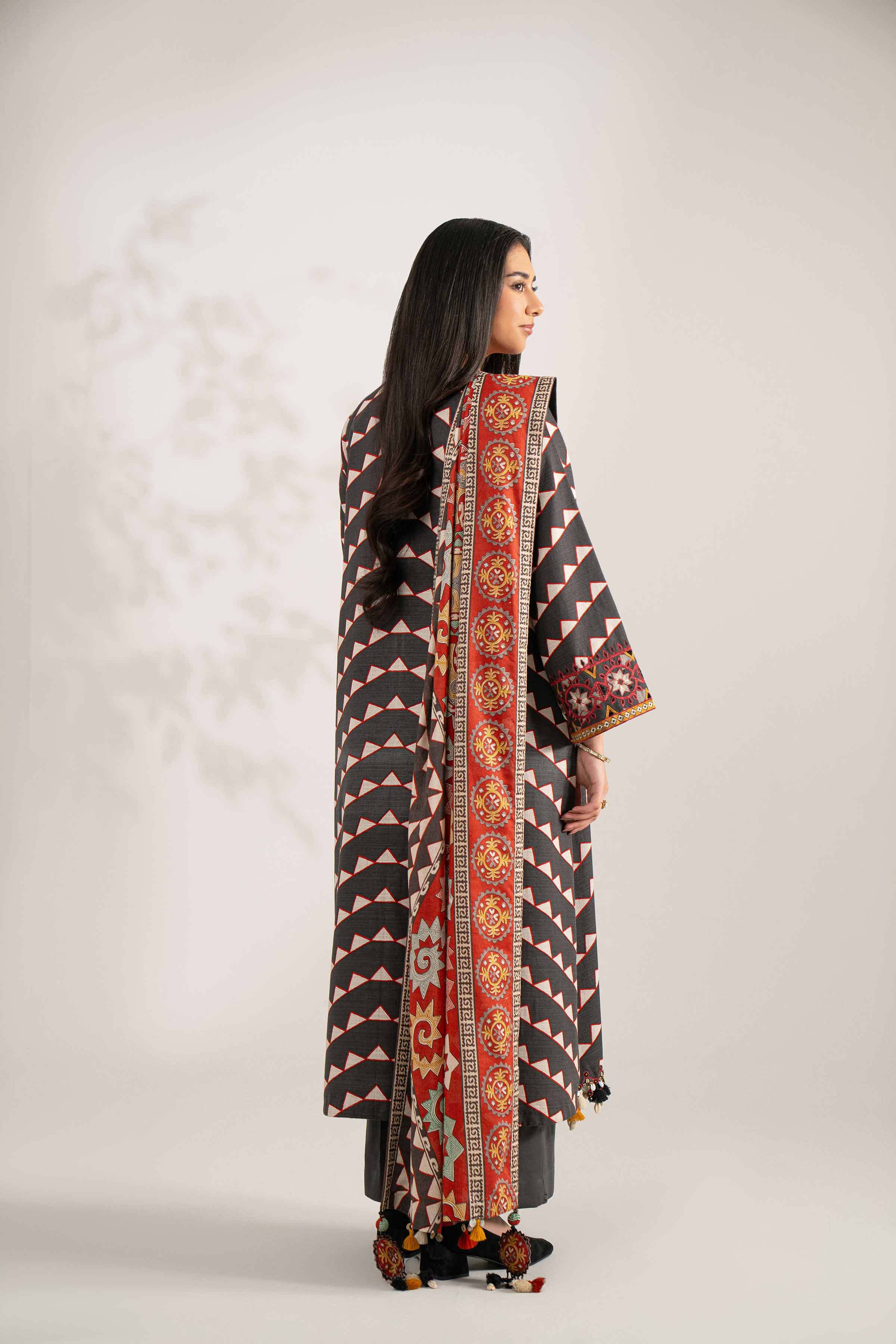 3 Piece - Printed Embroidered Suit - 42502942 for Women - Unstitched Collection | Nishat | Shop Online