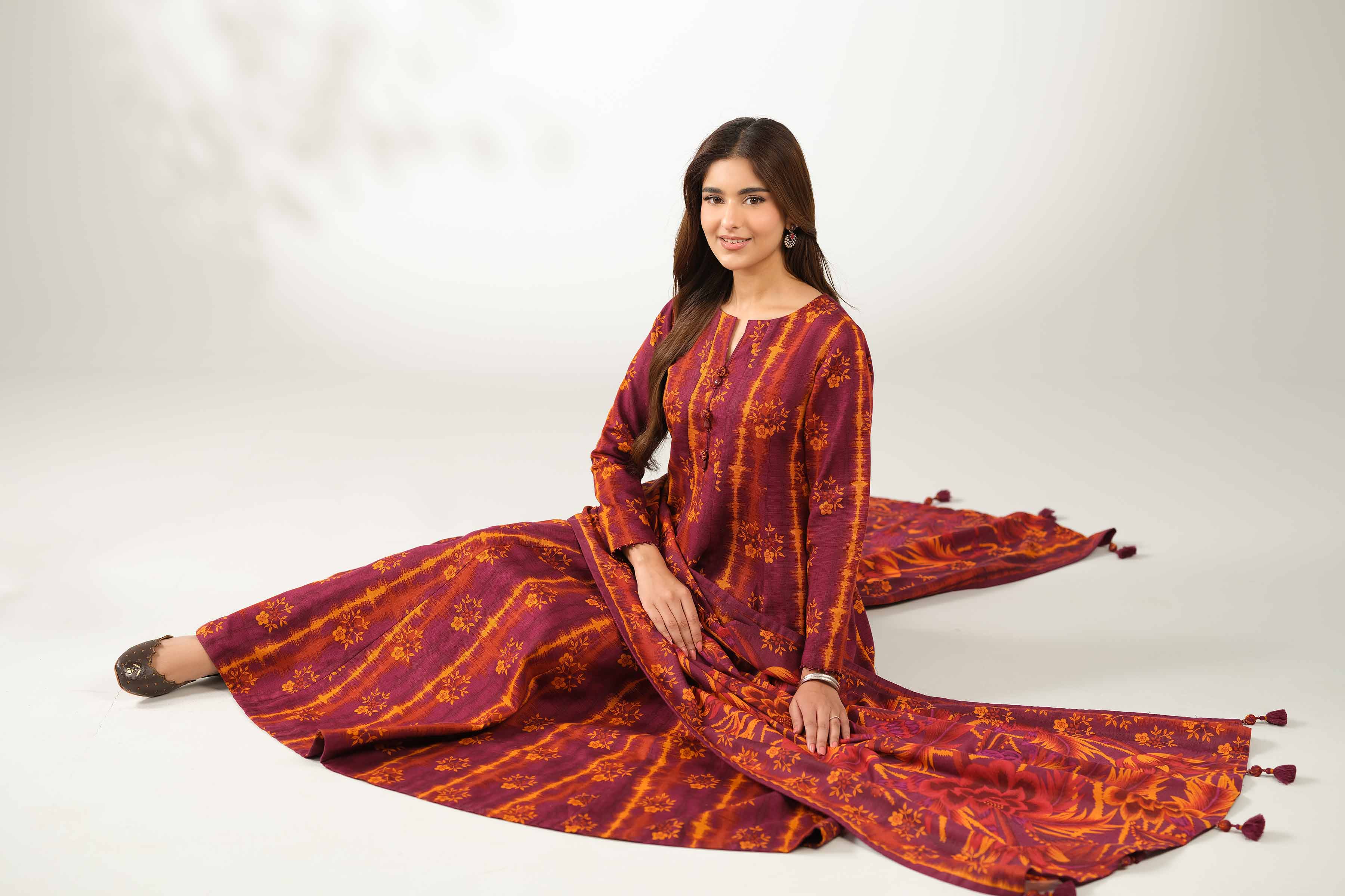 3 Piece - Printed Suit - 42502948 for Women - Unstitched Collection | Nishat | Shop Online
