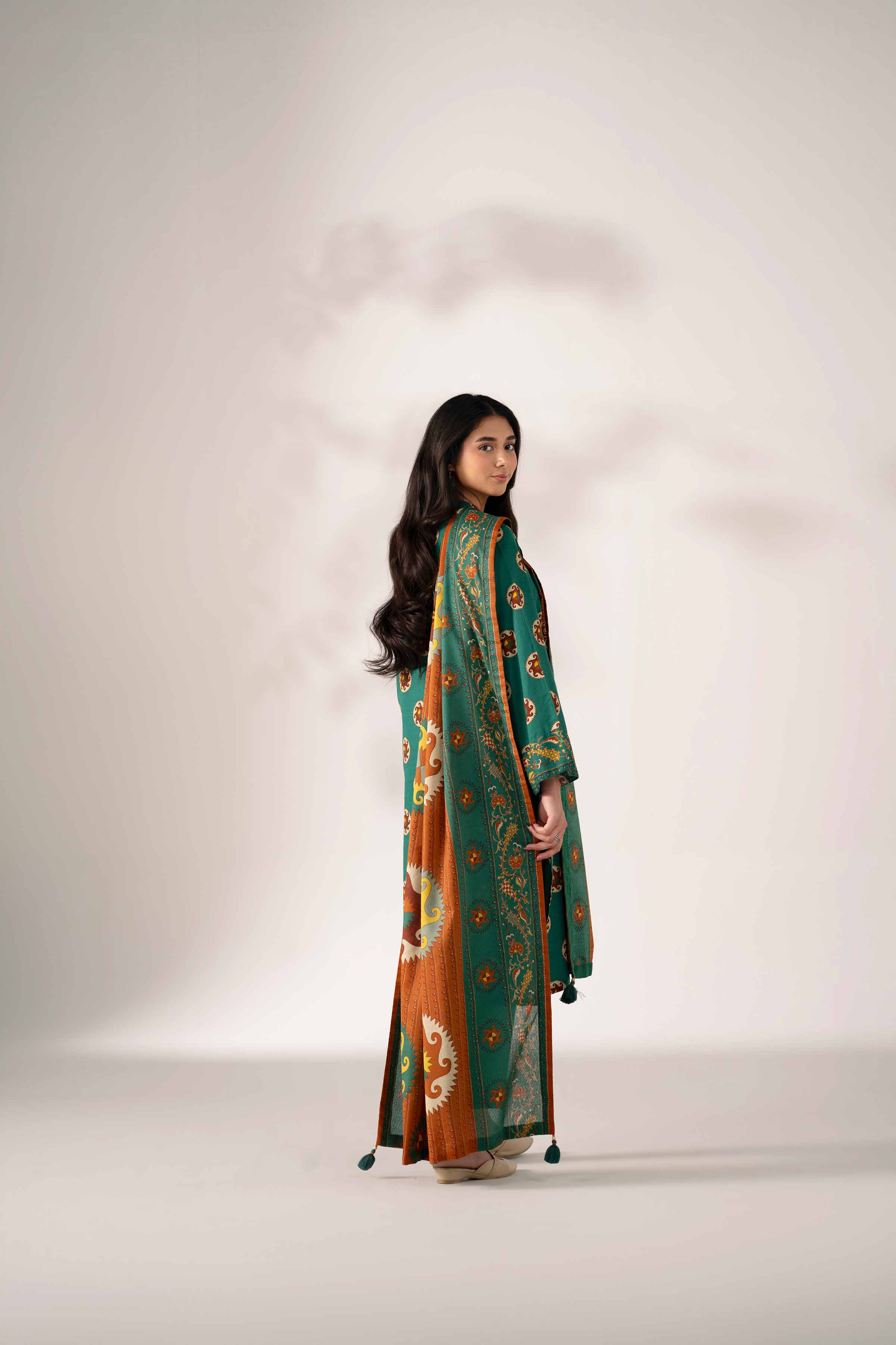 3 Piece - Printed Suit - 42502949 for Women - Unstitched Collection | Nishat | Shop Online