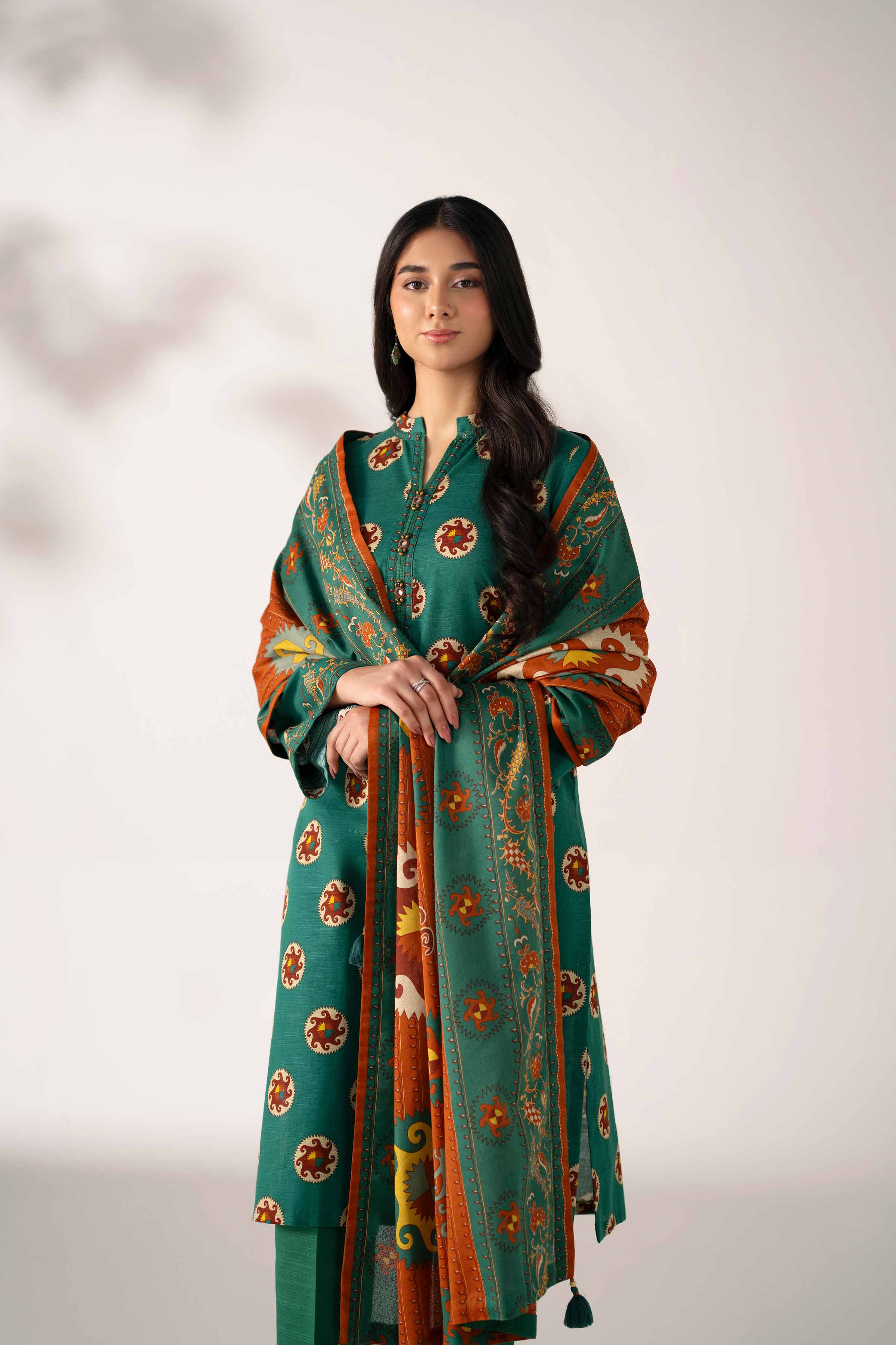 3 Piece - Printed Suit - 42502949 for Women - Unstitched Collection | Nishat | Shop Online