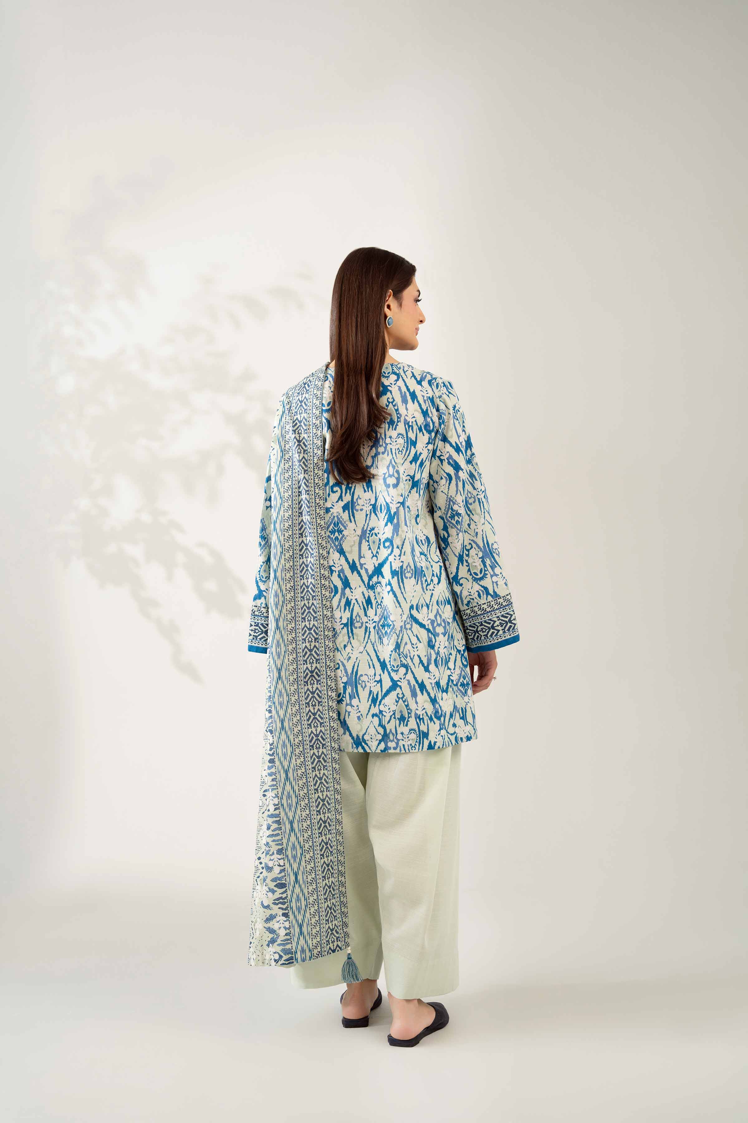 3 Piece - Printed Suit - 42502951 for Women - Unstitched Collection | Nishat | Shop Online