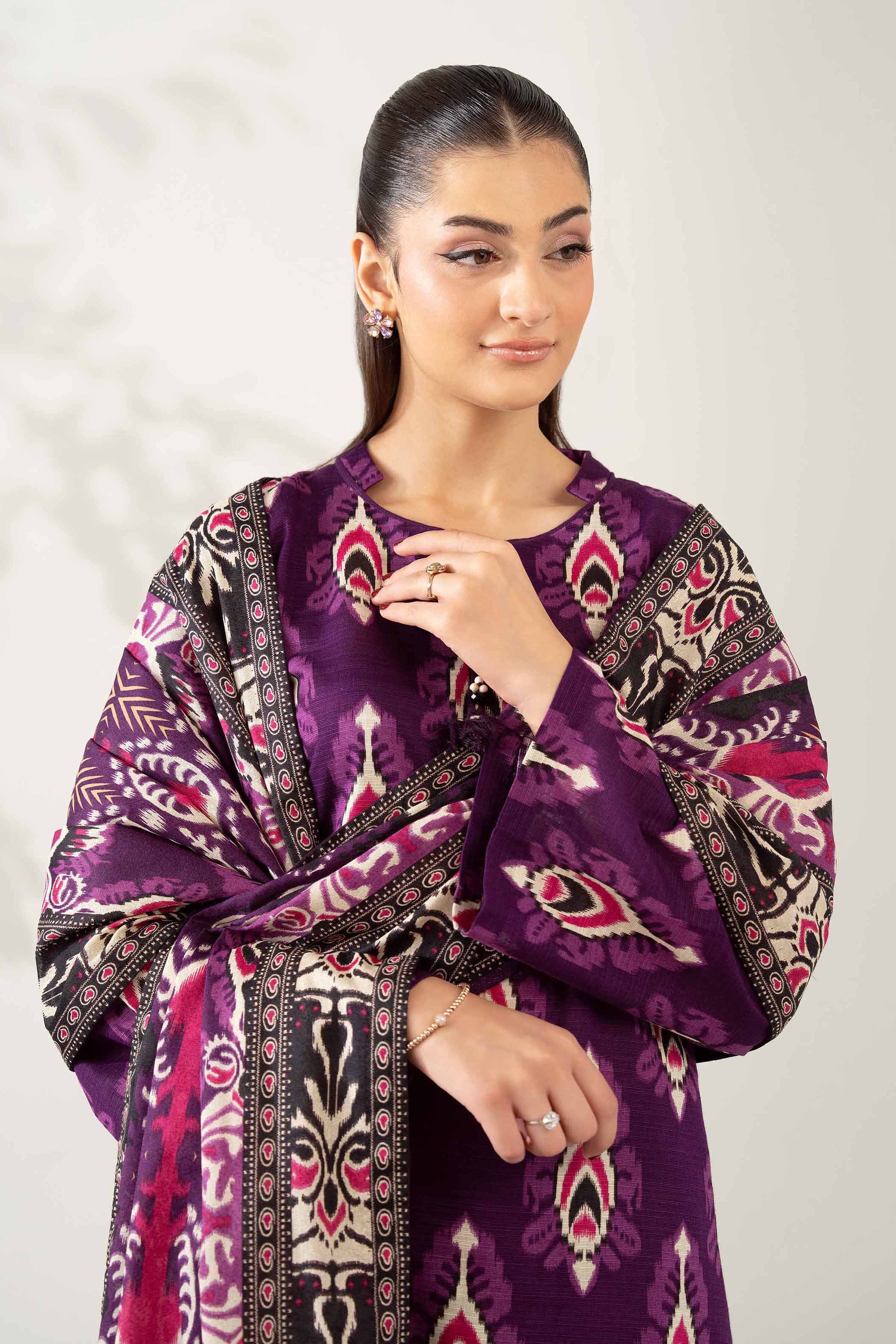 3 Piece - Printed Suit - 42502952 for Women - Unstitched Collection | Nishat | Shop Online