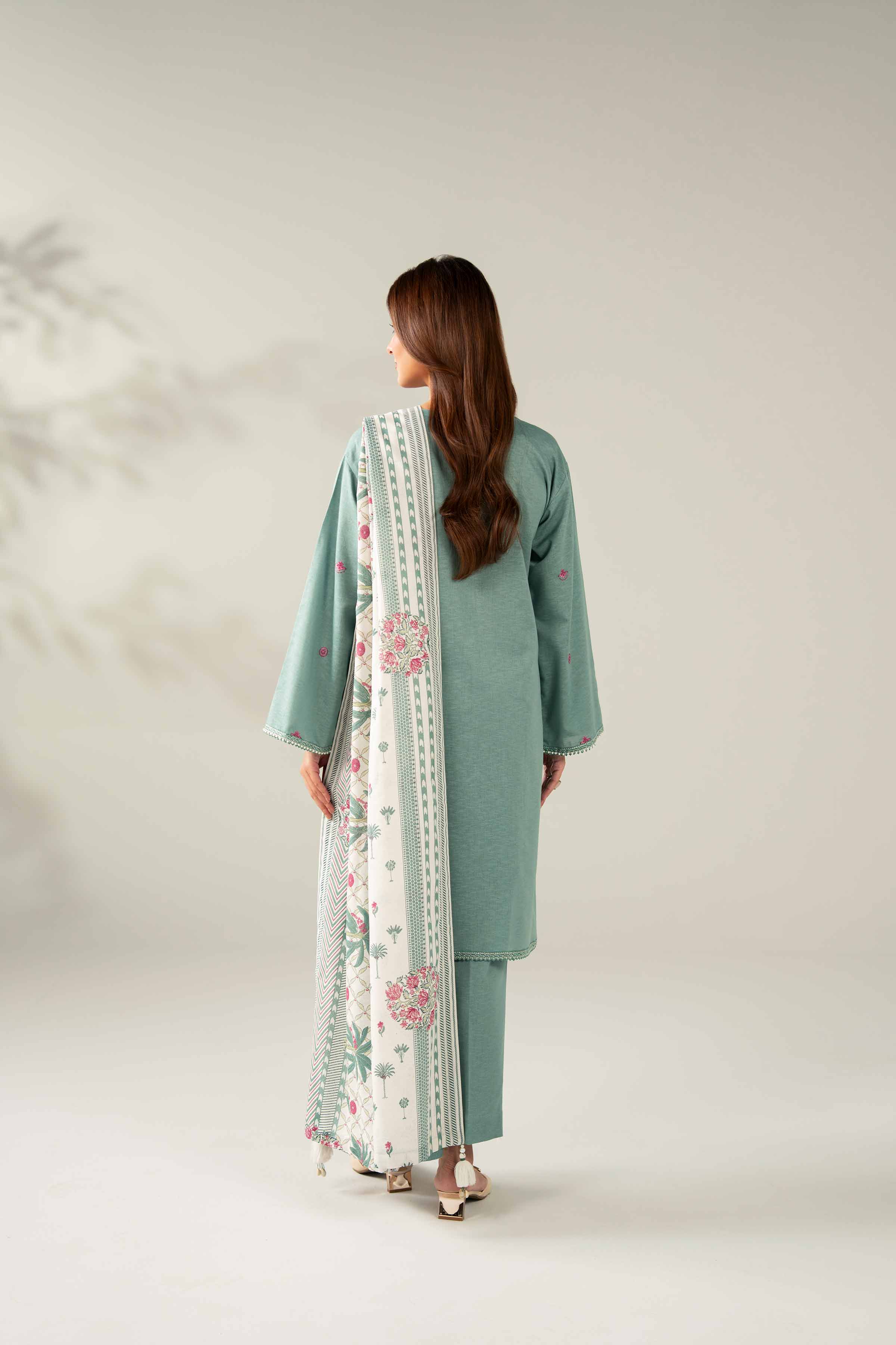 3 Piece - Embroidered Suit - 42502954 for Women - Unstitched Collection | Nishat | Shop Online