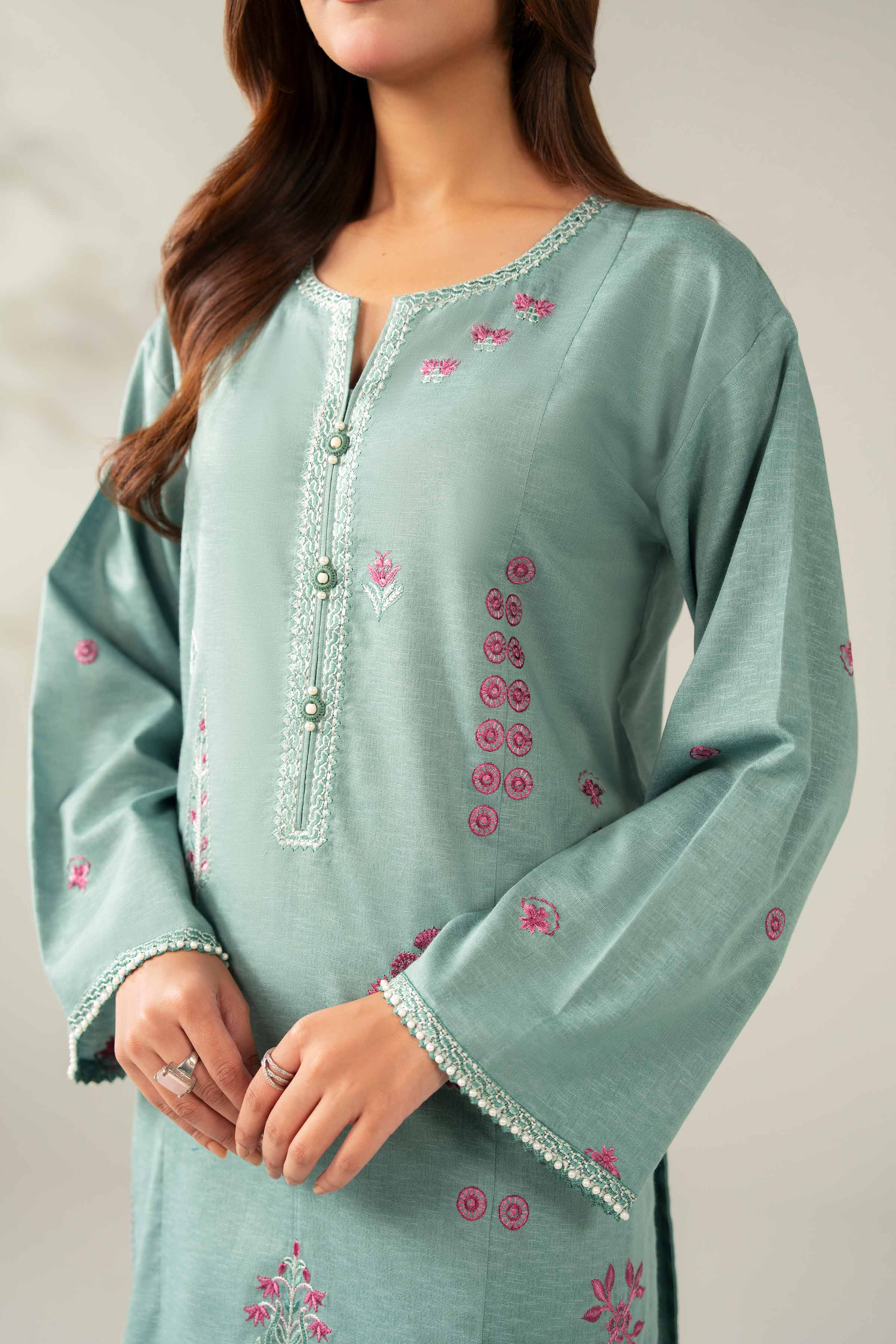 3 Piece - Embroidered Suit - 42502954 for Women - Unstitched Collection | Nishat | Shop Online