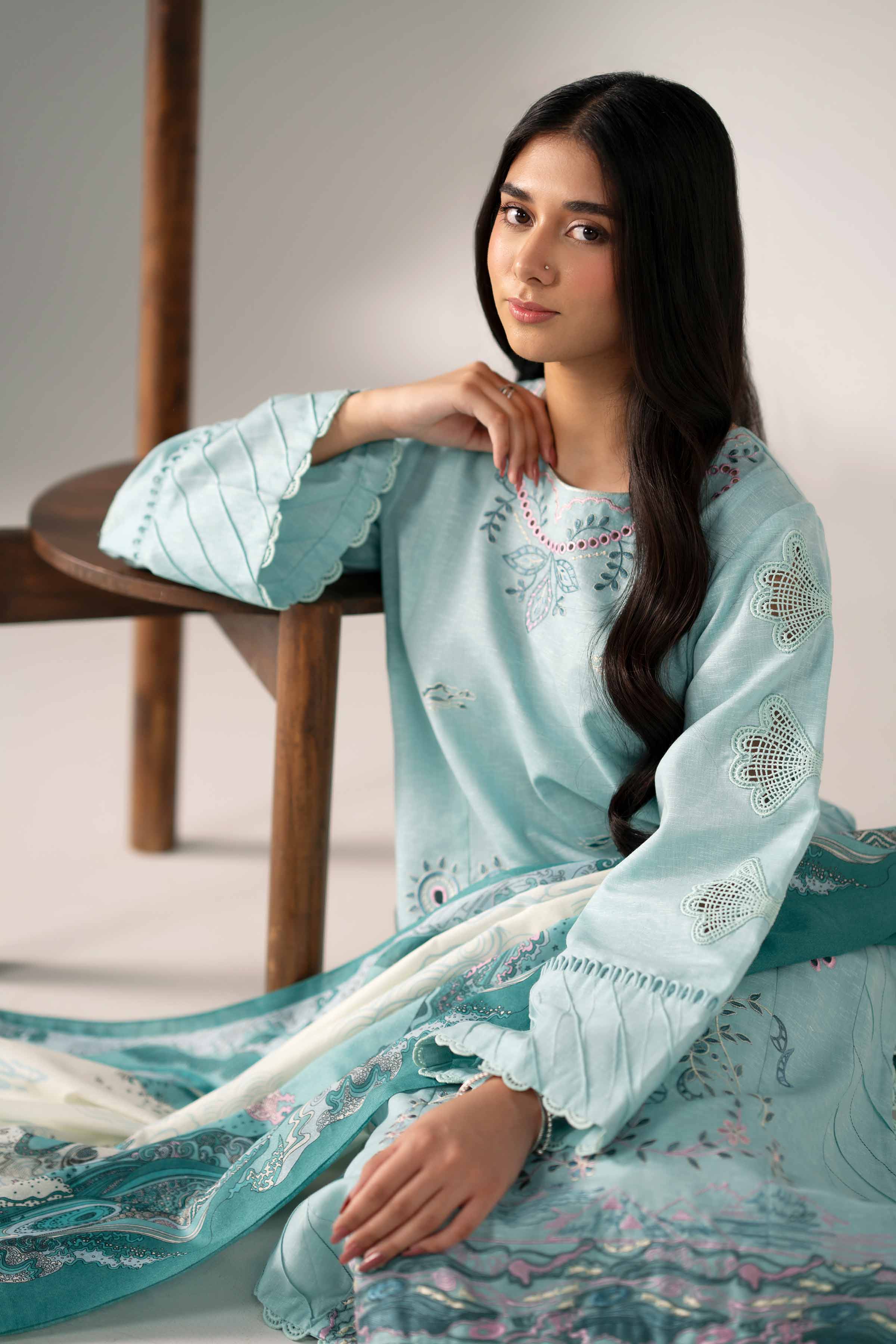 3 Piece - Printed Embroidered Suit - 42502955 for Women - Unstitched Collection | Nishat | Shop Online