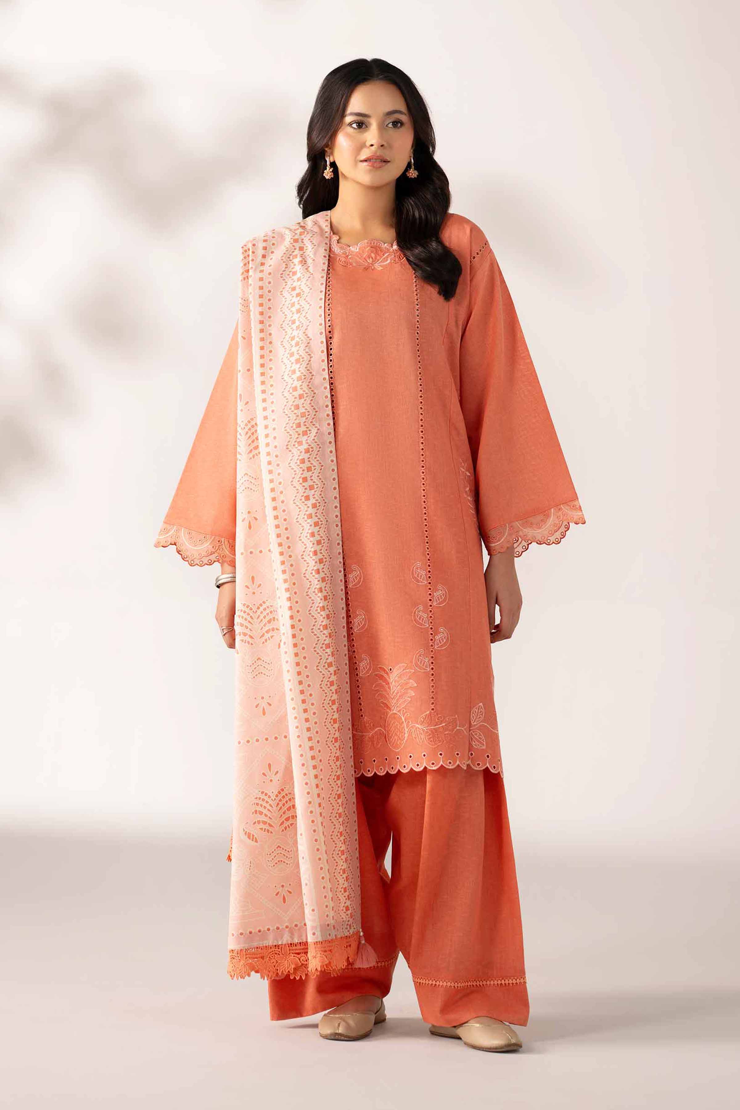 3 Piece - Printed Embroidered Suit - 42502956 for Women - Unstitched Collection | Nishat | Shop Online