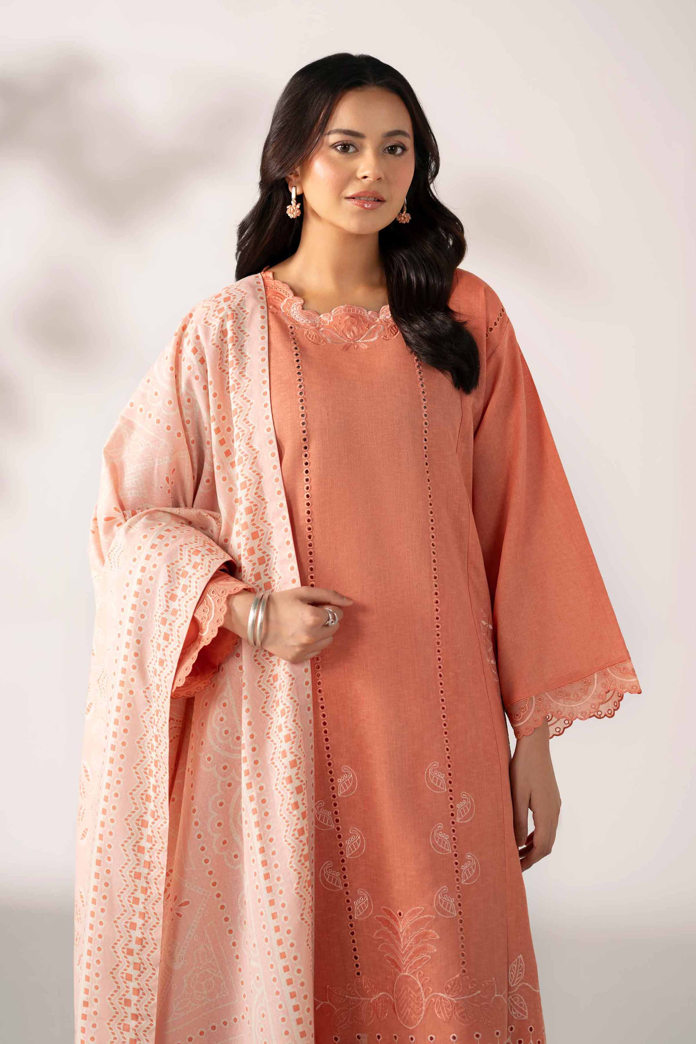 3 Piece - Printed Embroidered Suit - 42502956 for Women - Unstitched Collection | Nishat | Shop Online