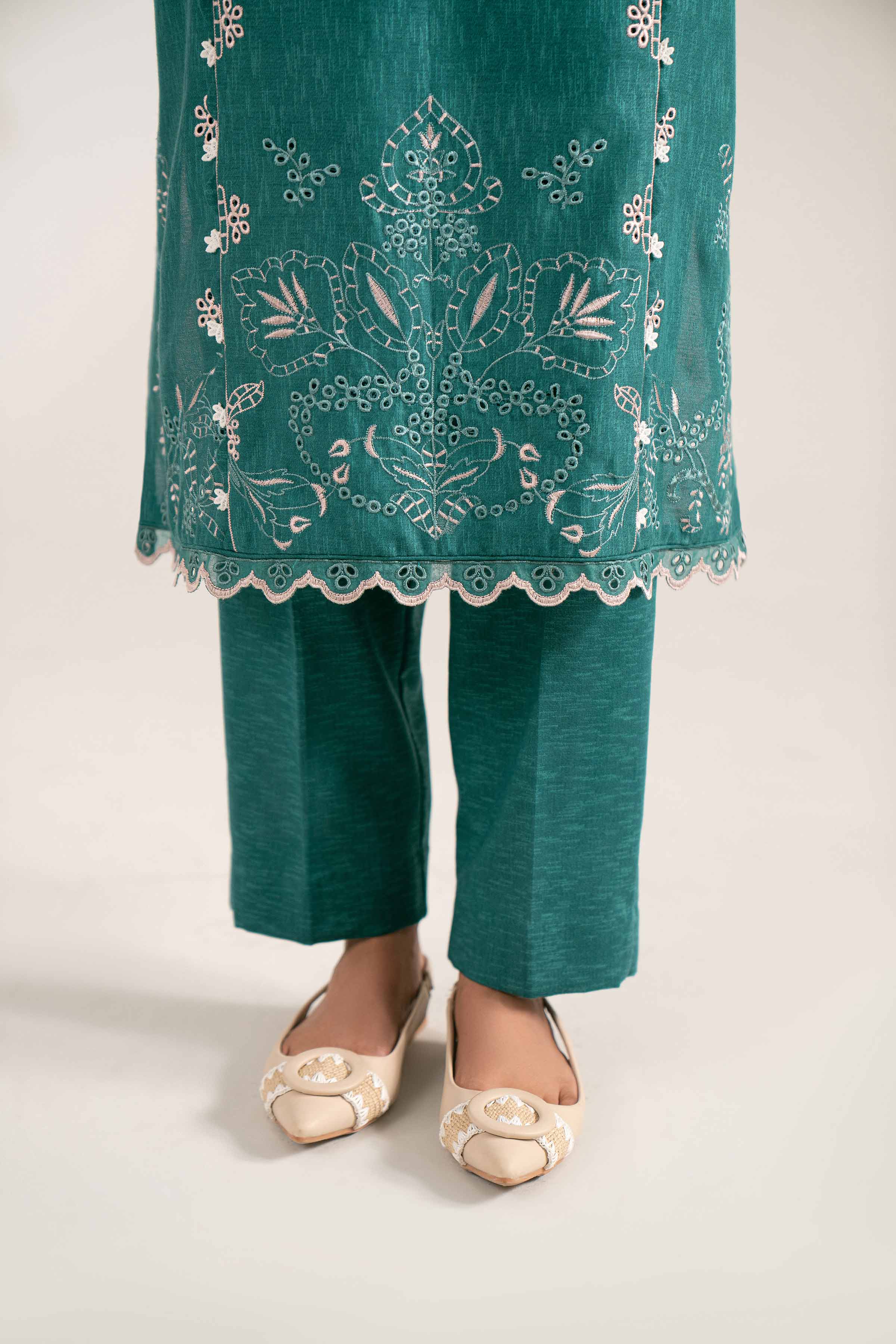 3 Piece - Printed Embroidered Suit - 42502957 for Women - Unstitched Collection | Nishat | Shop Online