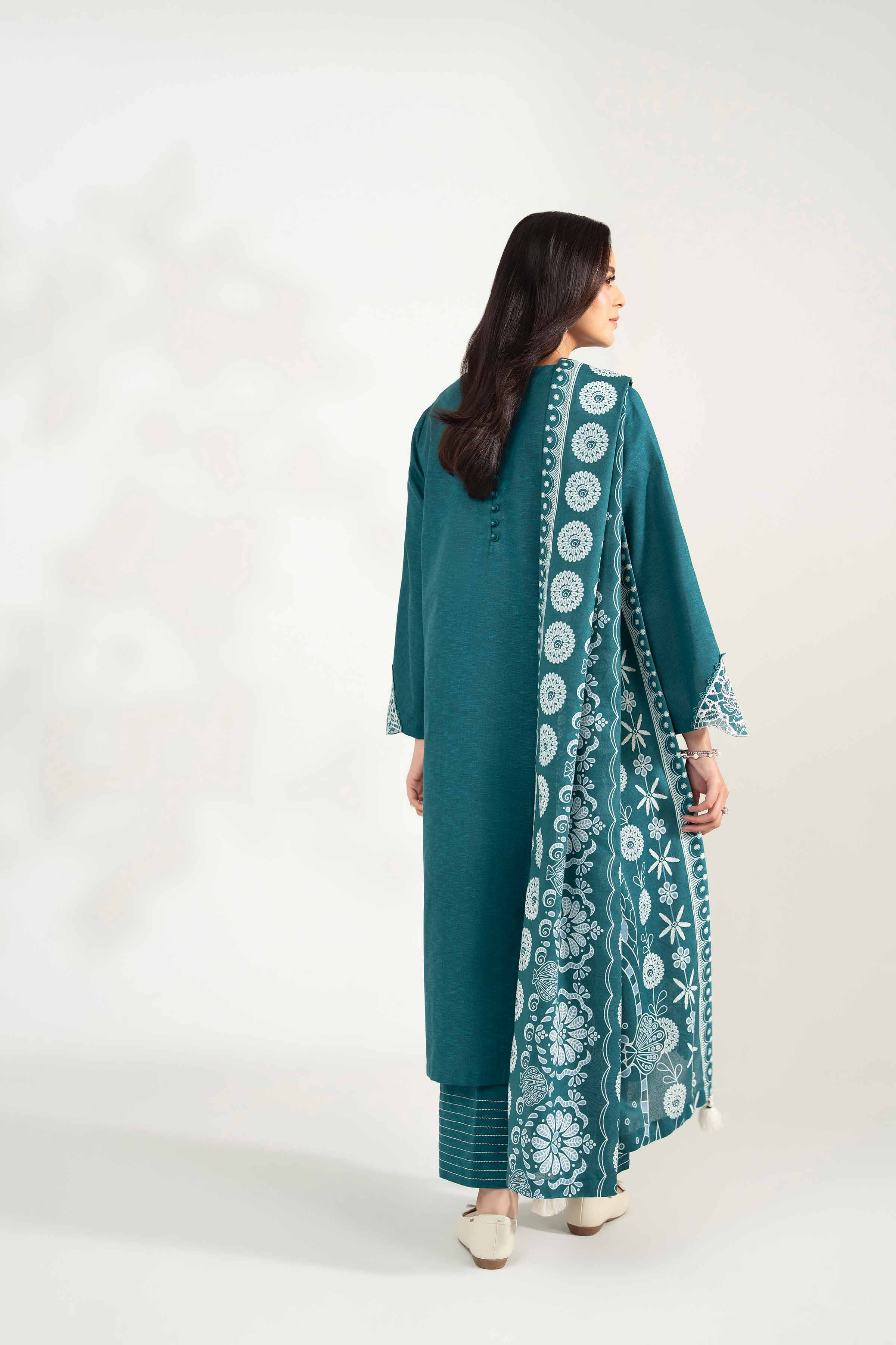 3 Piece - Embroidered Suit - 42502960 for Women - Unstitched Collection | Nishat | Shop Online