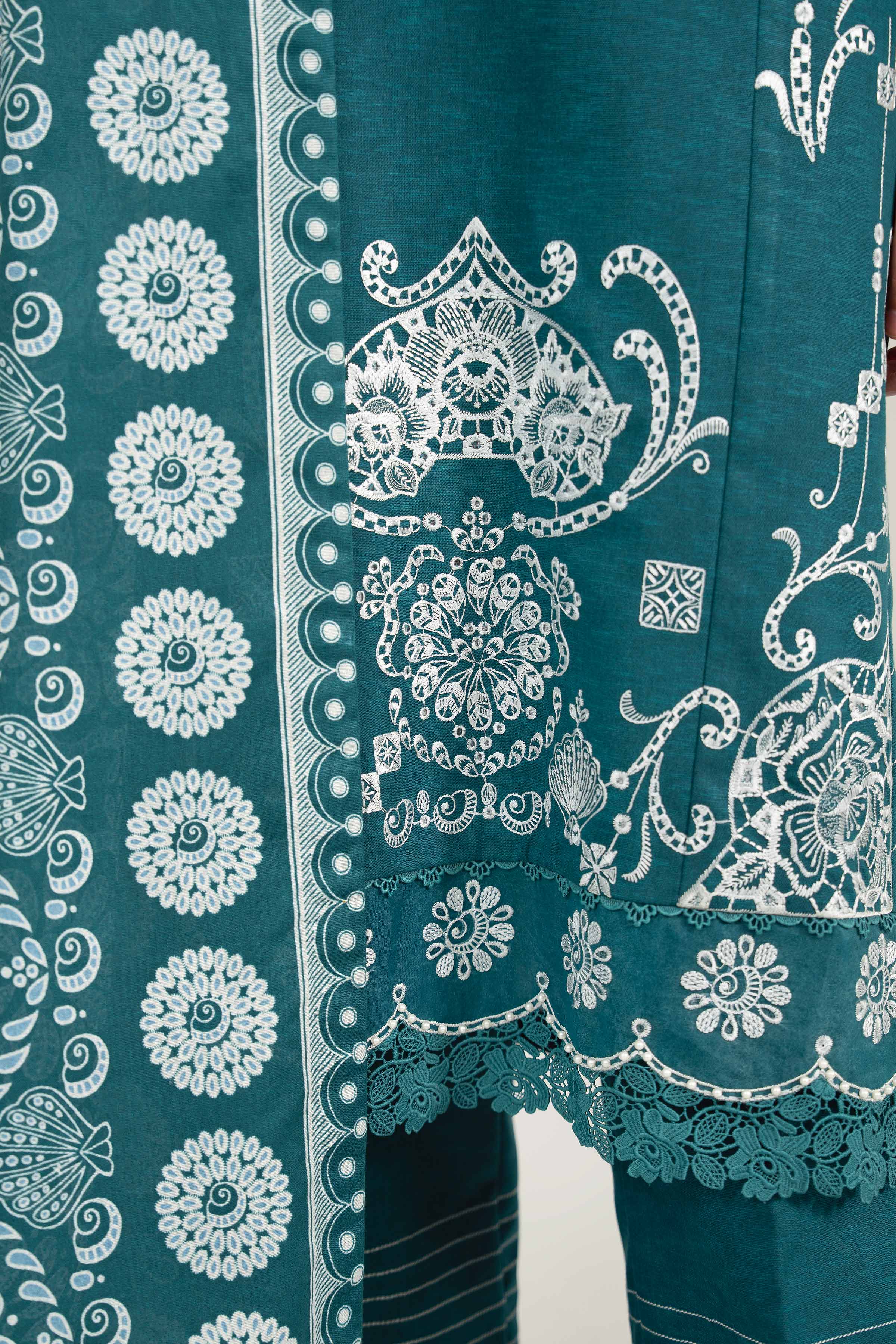 3 Piece - Embroidered Suit - 42502960 for Women - Unstitched Collection | Nishat | Shop Online