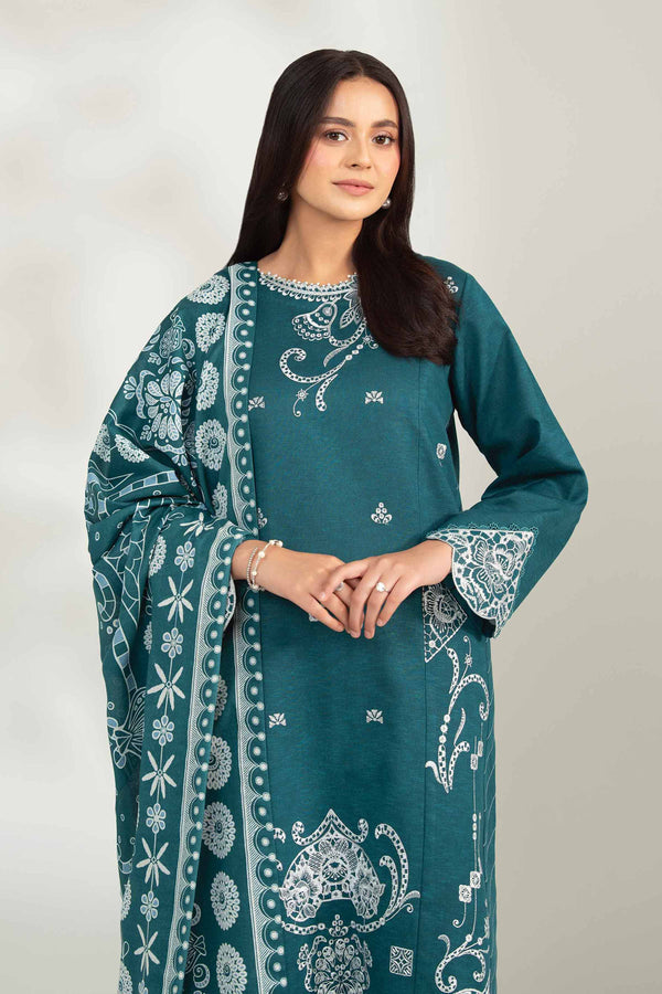 3 Piece - Embroidered Suit - 42502960 for Women - Unstitched Collection | Nishat | Shop Online