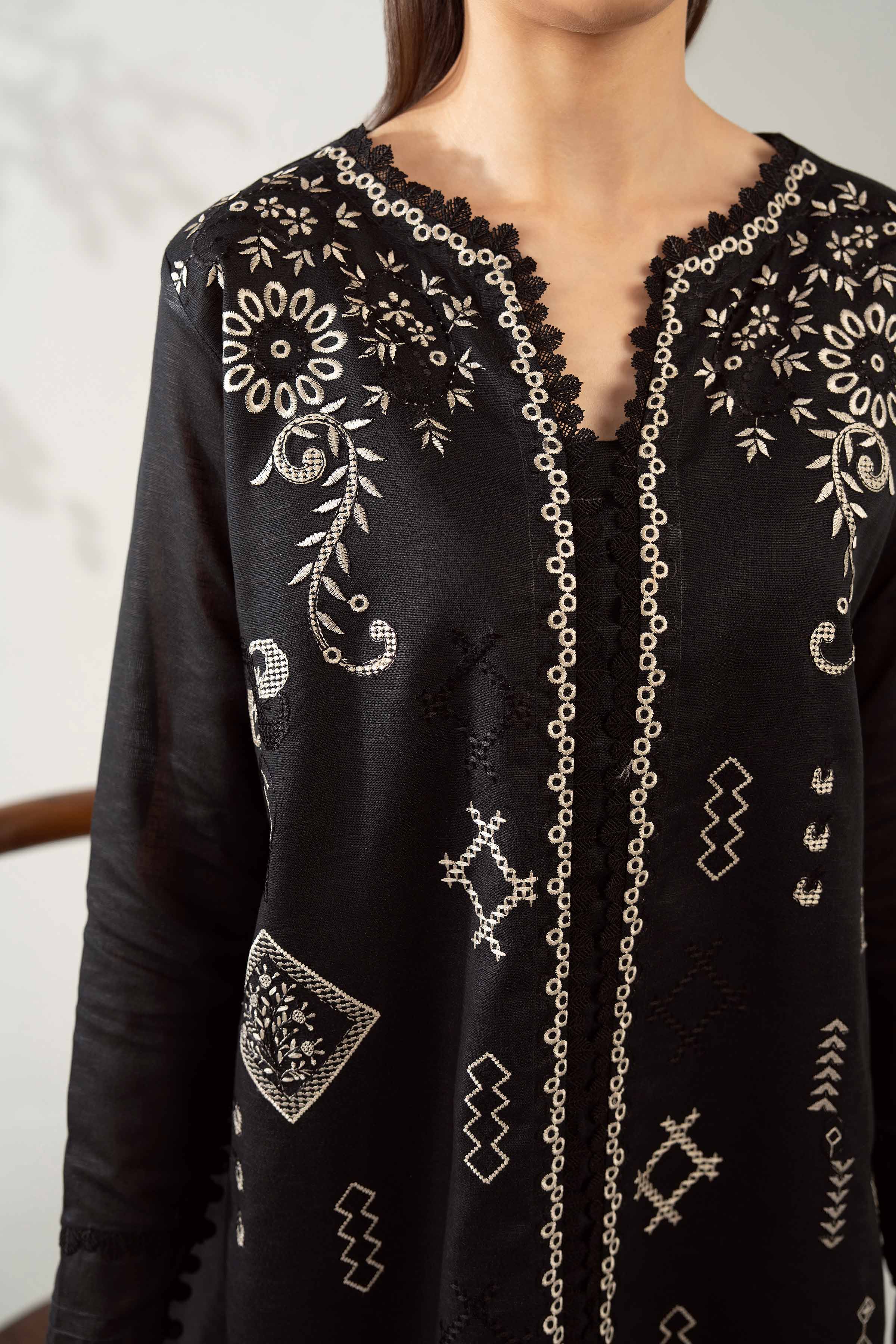 3 Piece - Printed Embroidered Suit - 42502961 for Women - Unstitched Collection | Nishat | Shop Online