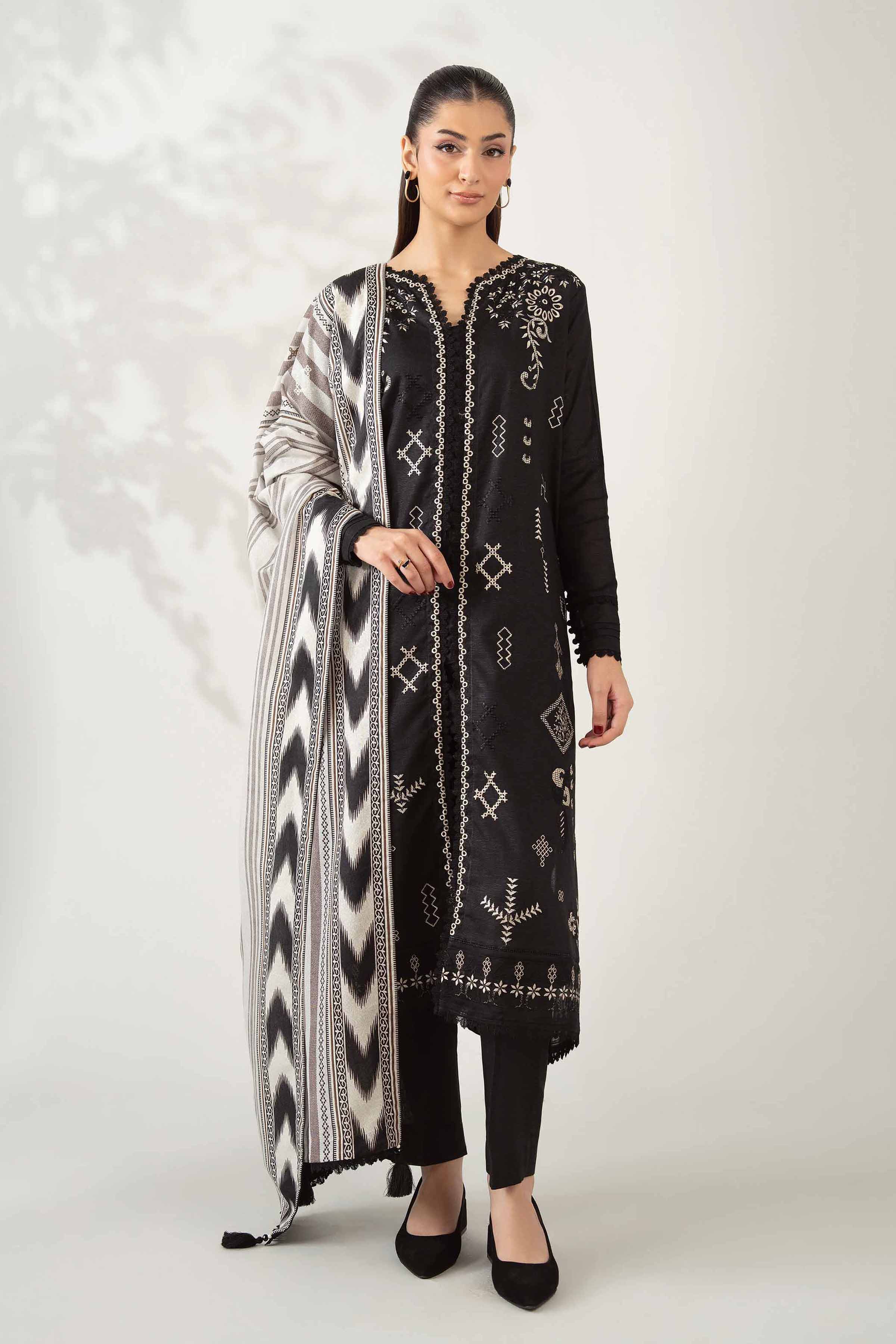 3 Piece - Printed Embroidered Suit - 42502961 for Women - Unstitched Collection | Nishat | Shop Online