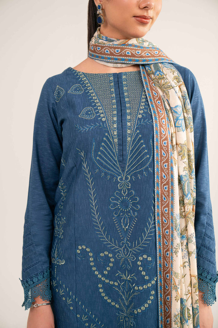 3 Piece - Digital Printed Embroidered Suit - 42502975 for Women - Unstitched Collection | Nishat | Shop Online