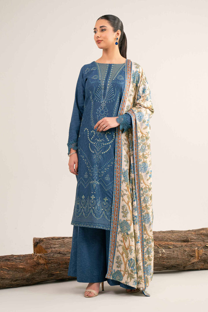 3 Piece - Digital Printed Embroidered Suit - 42502975 for Women - Unstitched Collection | Nishat | Shop Online