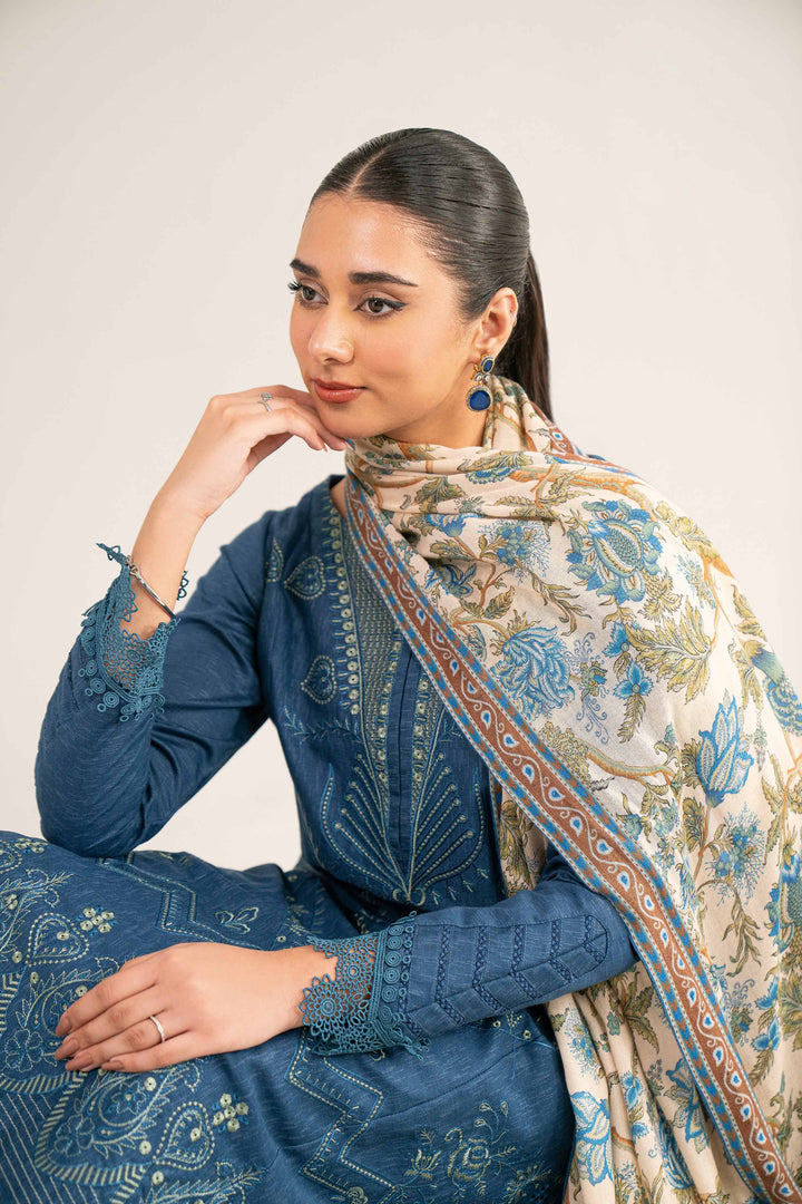 3 Piece - Digital Printed Embroidered Suit - 42502975 for Women - Unstitched Collection | Nishat | Shop Online