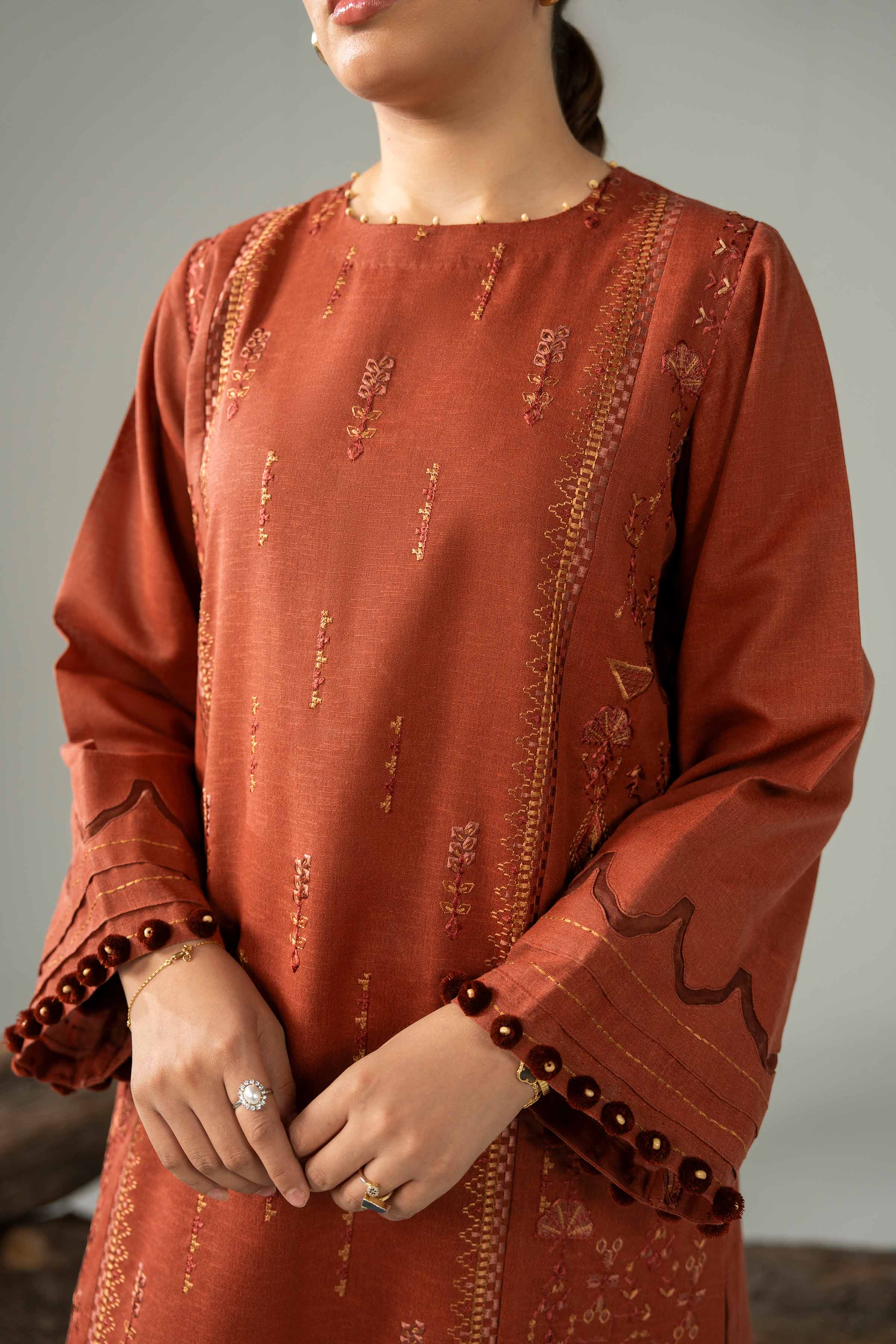 3 Piece - Digital Printed Embroidered Suit - 42502982 for Women - Unstitched Collection | Nishat | Shop Online