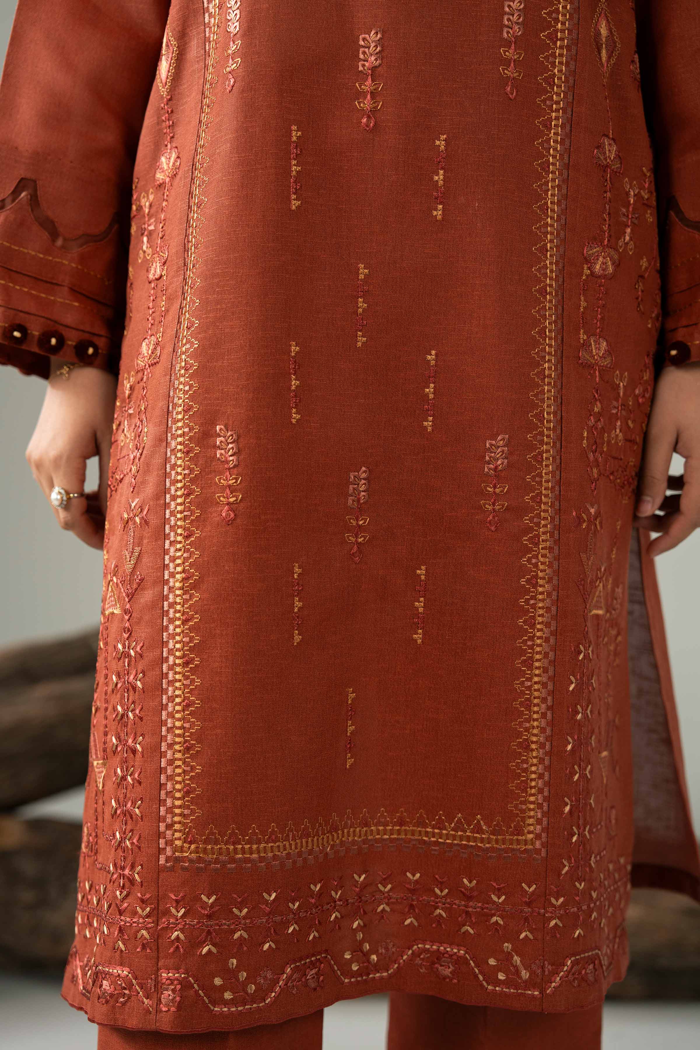 3 Piece - Digital Printed Embroidered Suit - 42502982 for Women - Unstitched Collection | Nishat | Shop Online